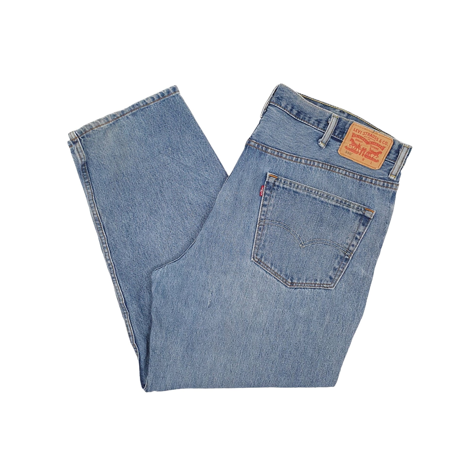 Levis 550 Relaxed Fit Jeans W44 L29 Blue