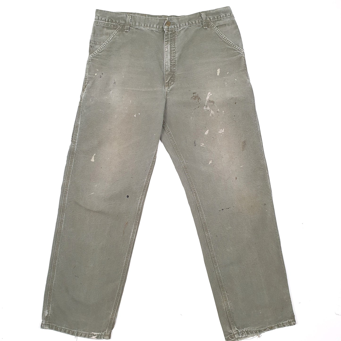 Mens Khaki Carhartt  Carpenter Trousers