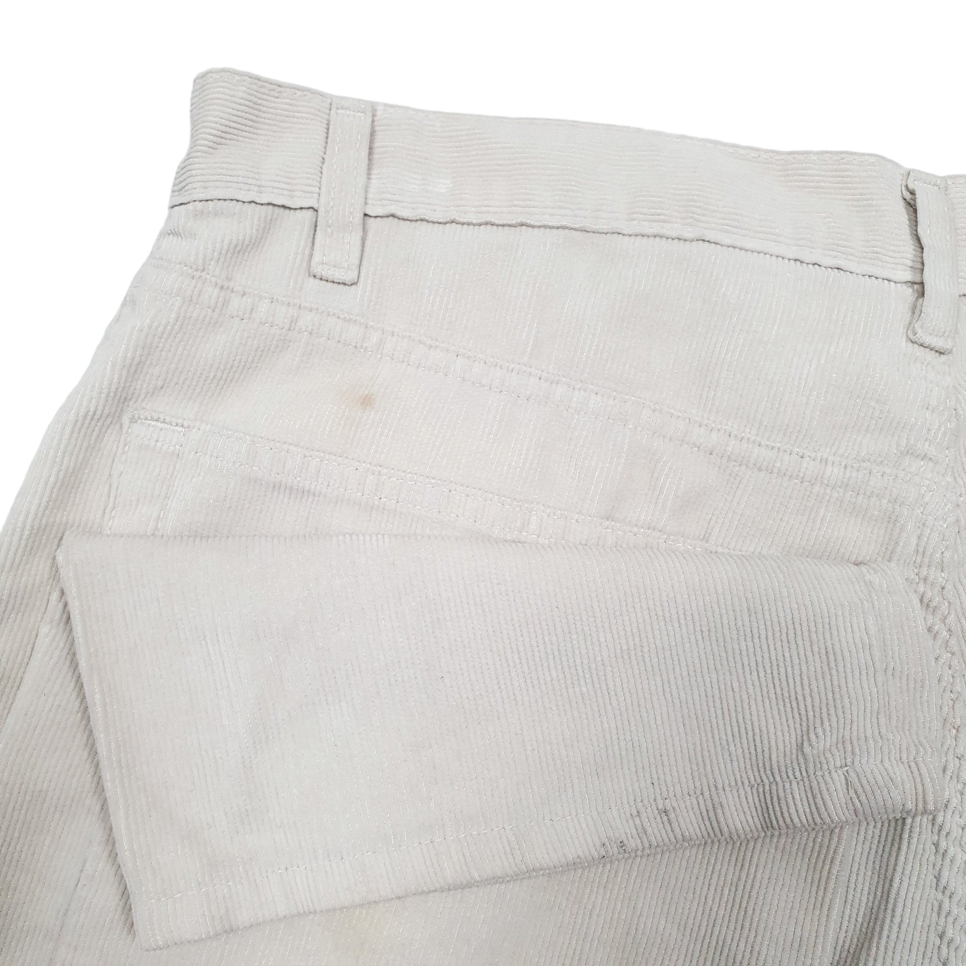 Mens Cream Levis  Corduroy Trousers
