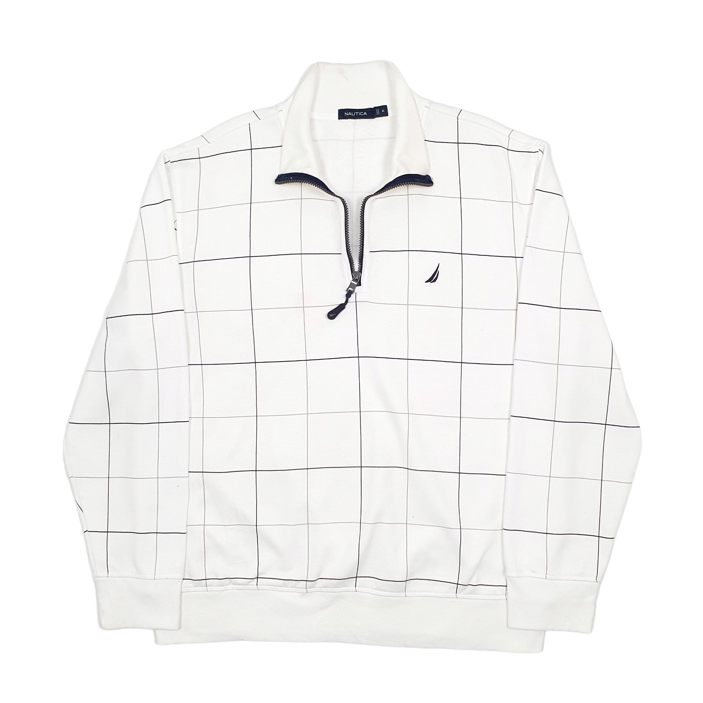 Nautica Quarter Zip XL White