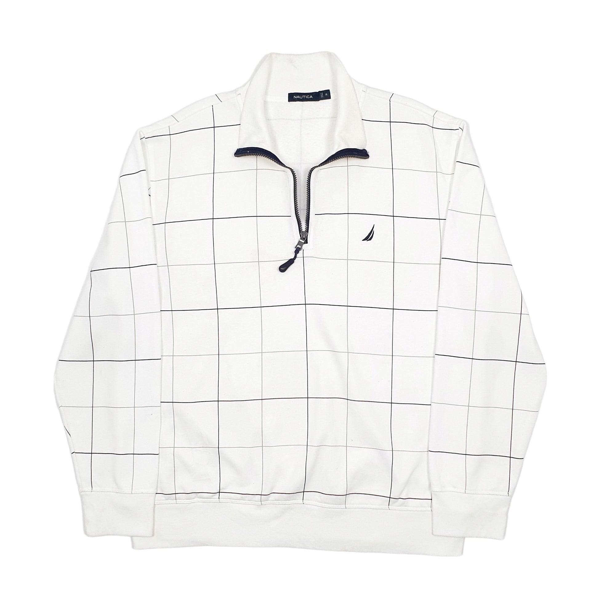 Nautica Quarter Zip XL White