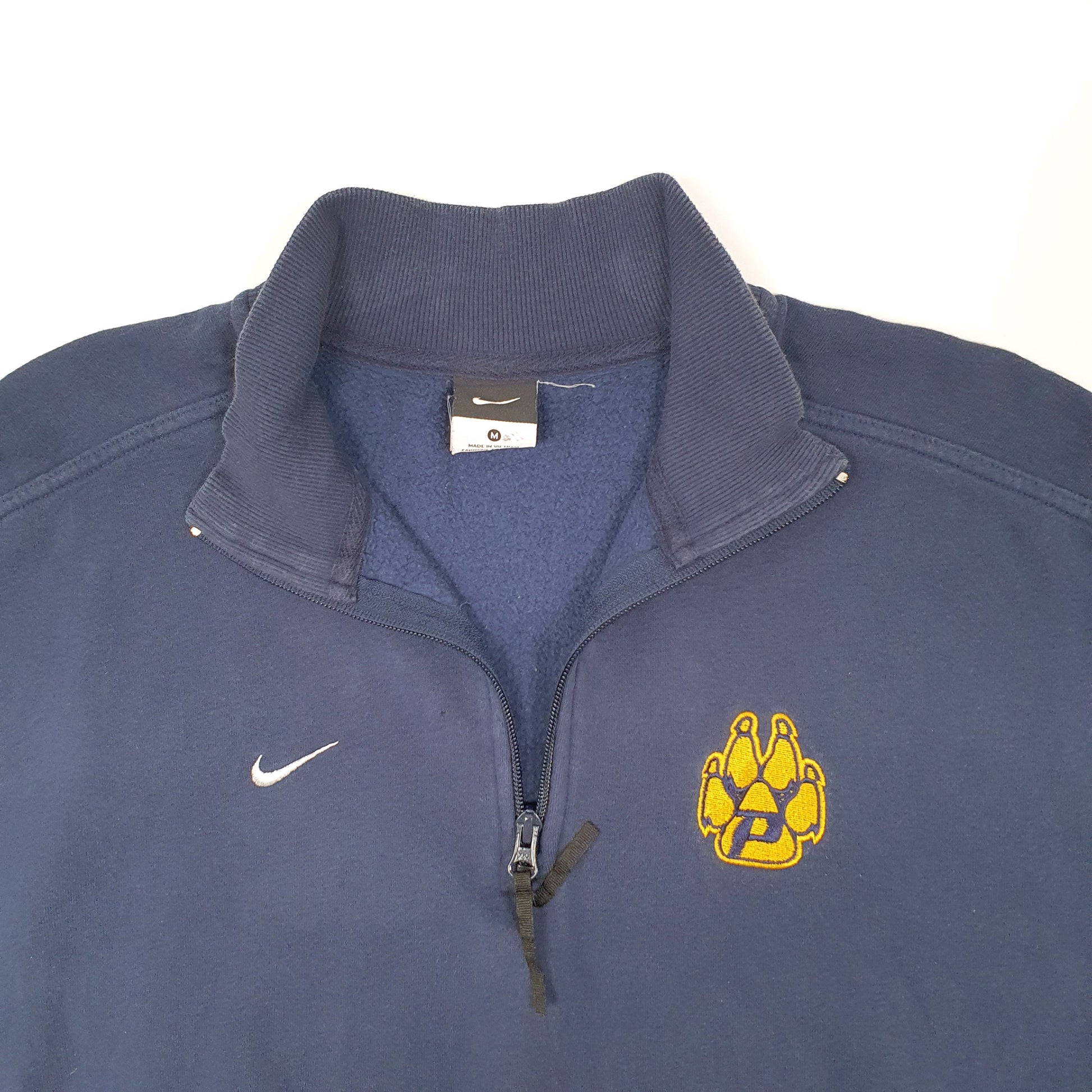 Mens Navy Nike USA College Quarter Zip Jumper