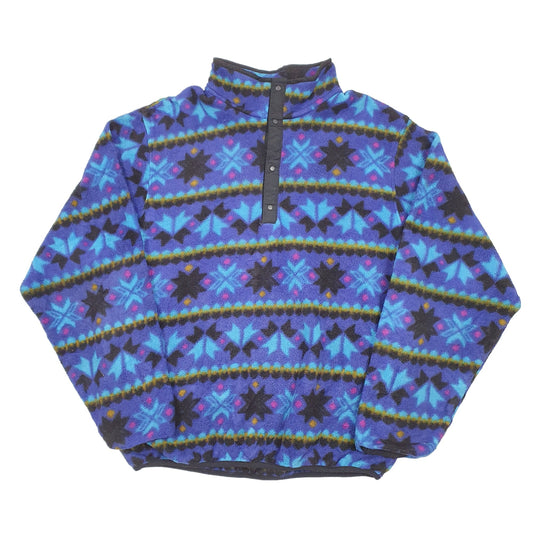 L.L.Bean Quarter Zip Fleece L Purple