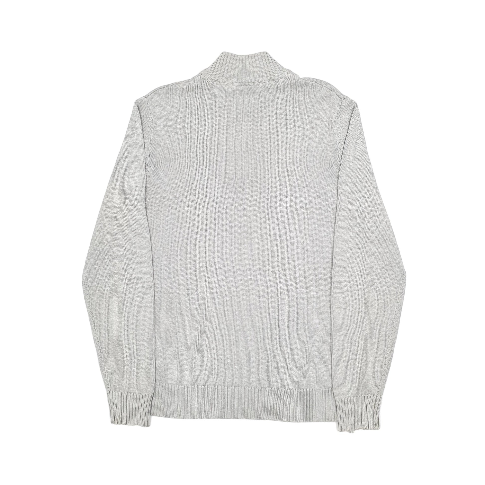 Crew Clothing Quarter Zip M Grey