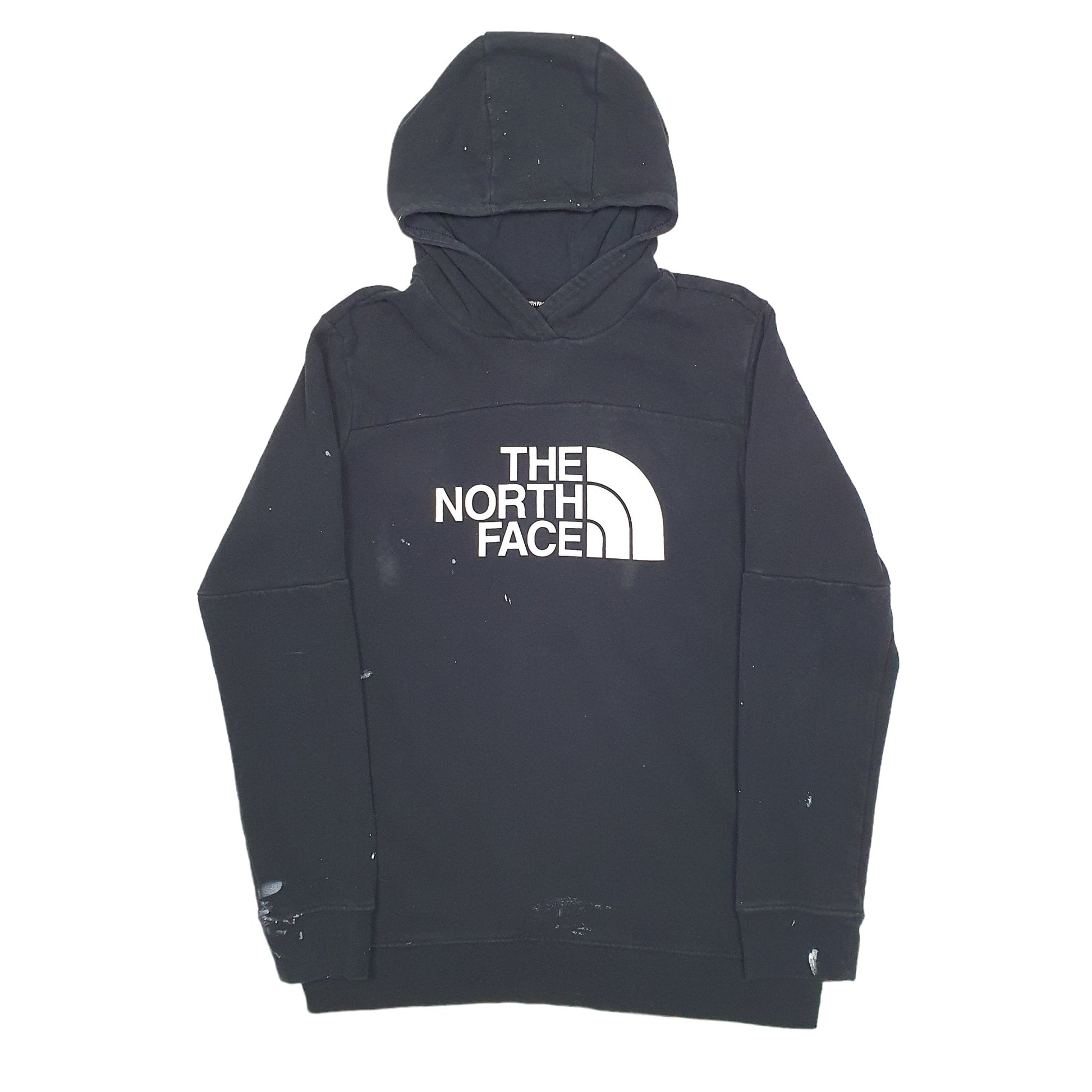 Mens Black The North Face Spellout Hoodie Jumper