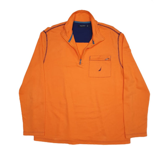 Nautica Quarter Zip Orange