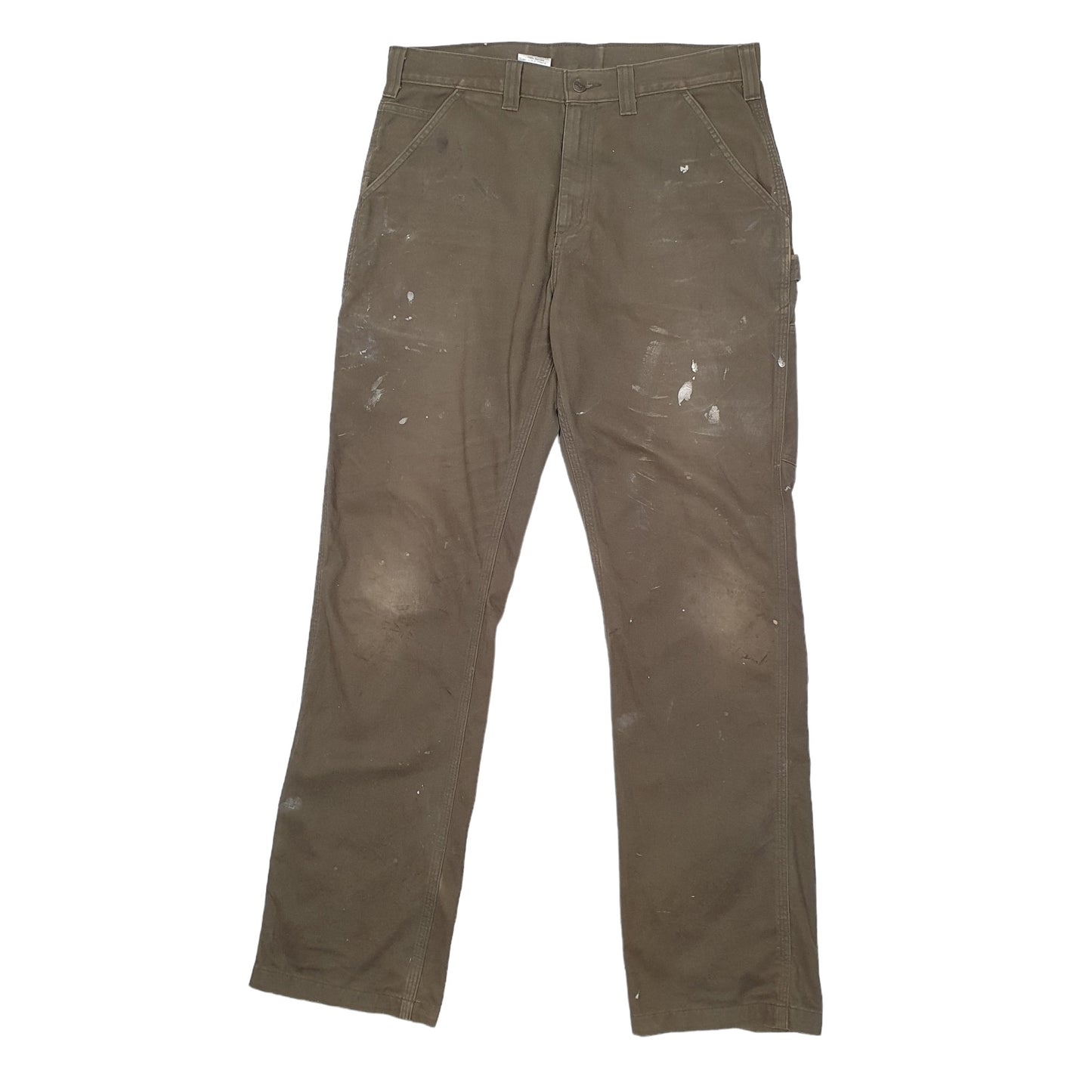 Mens Khaki Carhartt  Carpenter Trousers