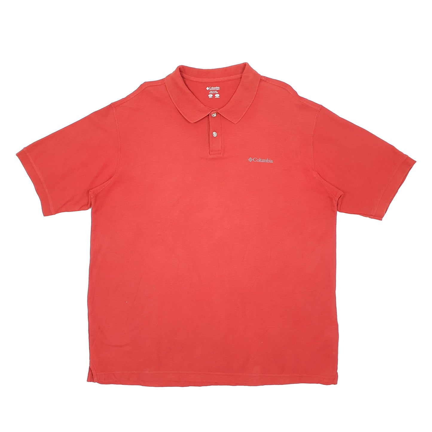 Columbia Sportswear Short Sleeve Polo Shirt Red
