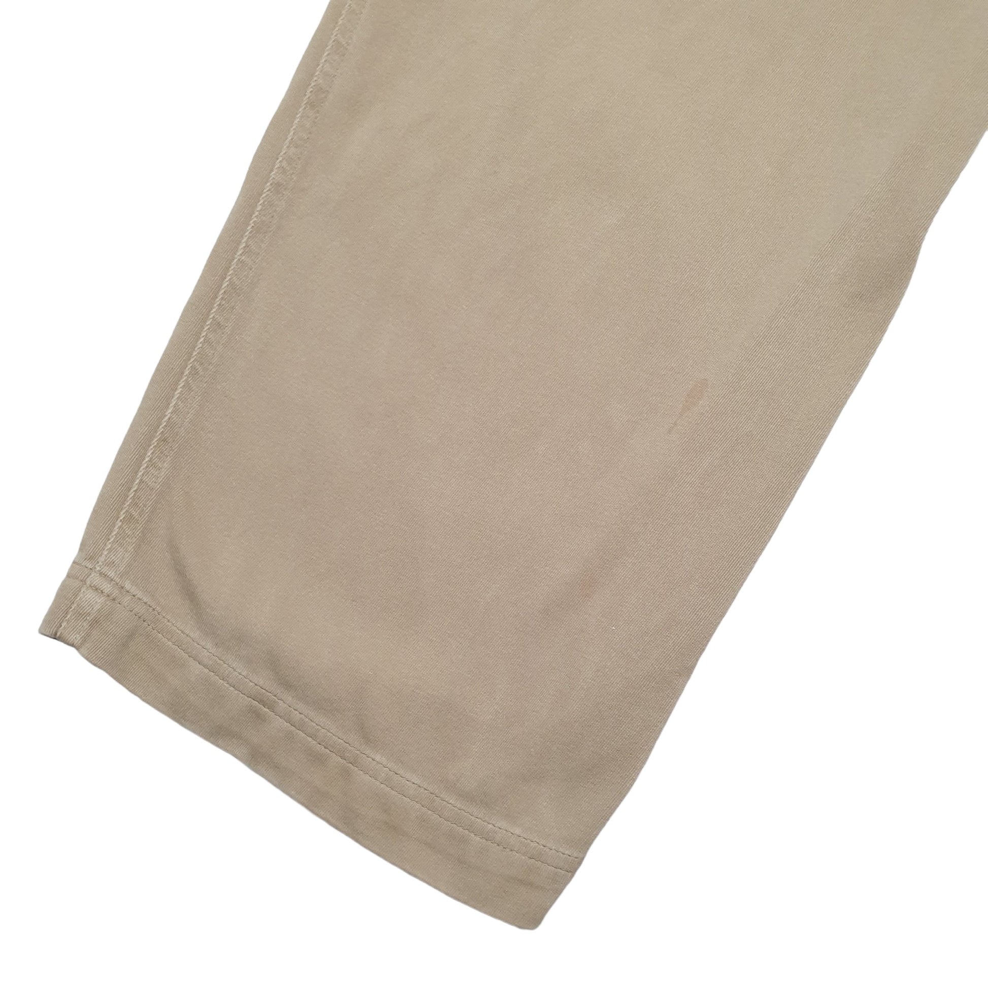 Mens Beige Polo Ralph Lauren Fatigue Pants Baggy Chino Trousers