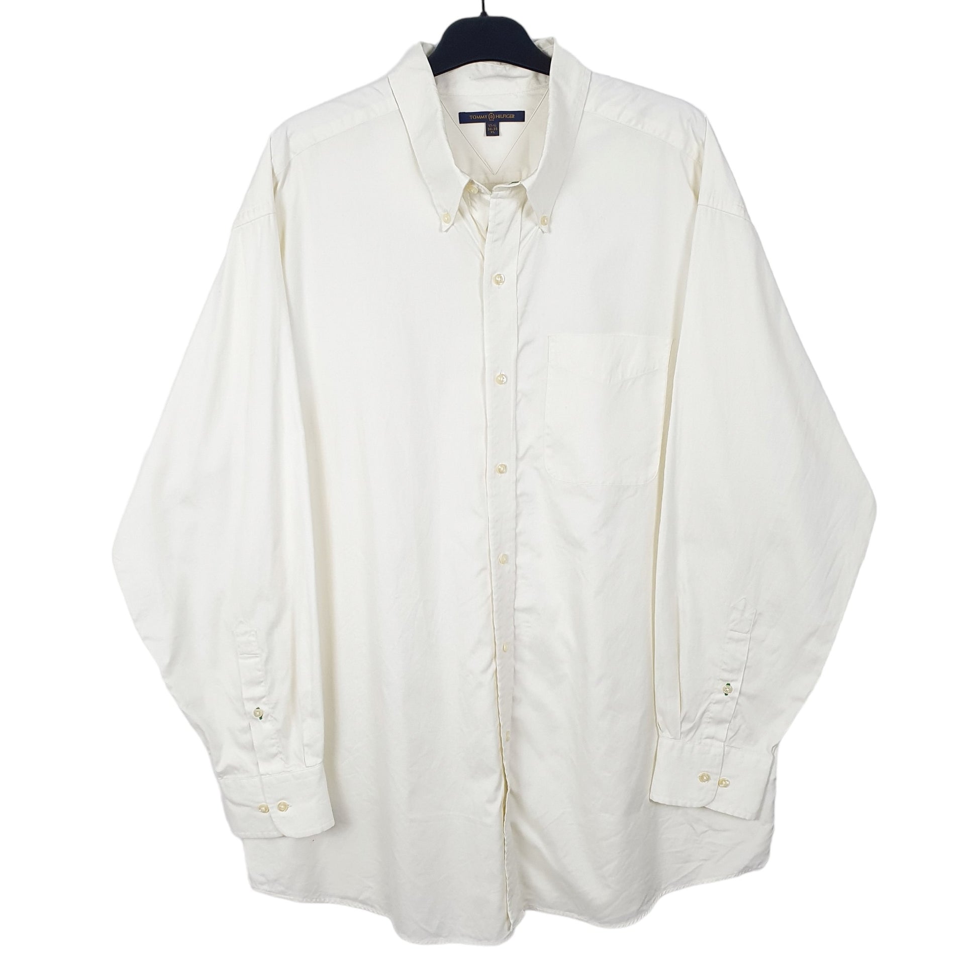 Mens Cream Tommy Hilfiger  Long Sleeve Shirt