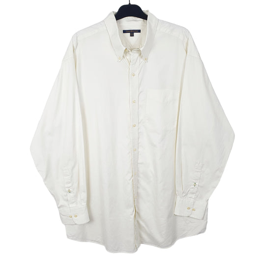 Mens Cream Tommy Hilfiger  Long Sleeve Shirt