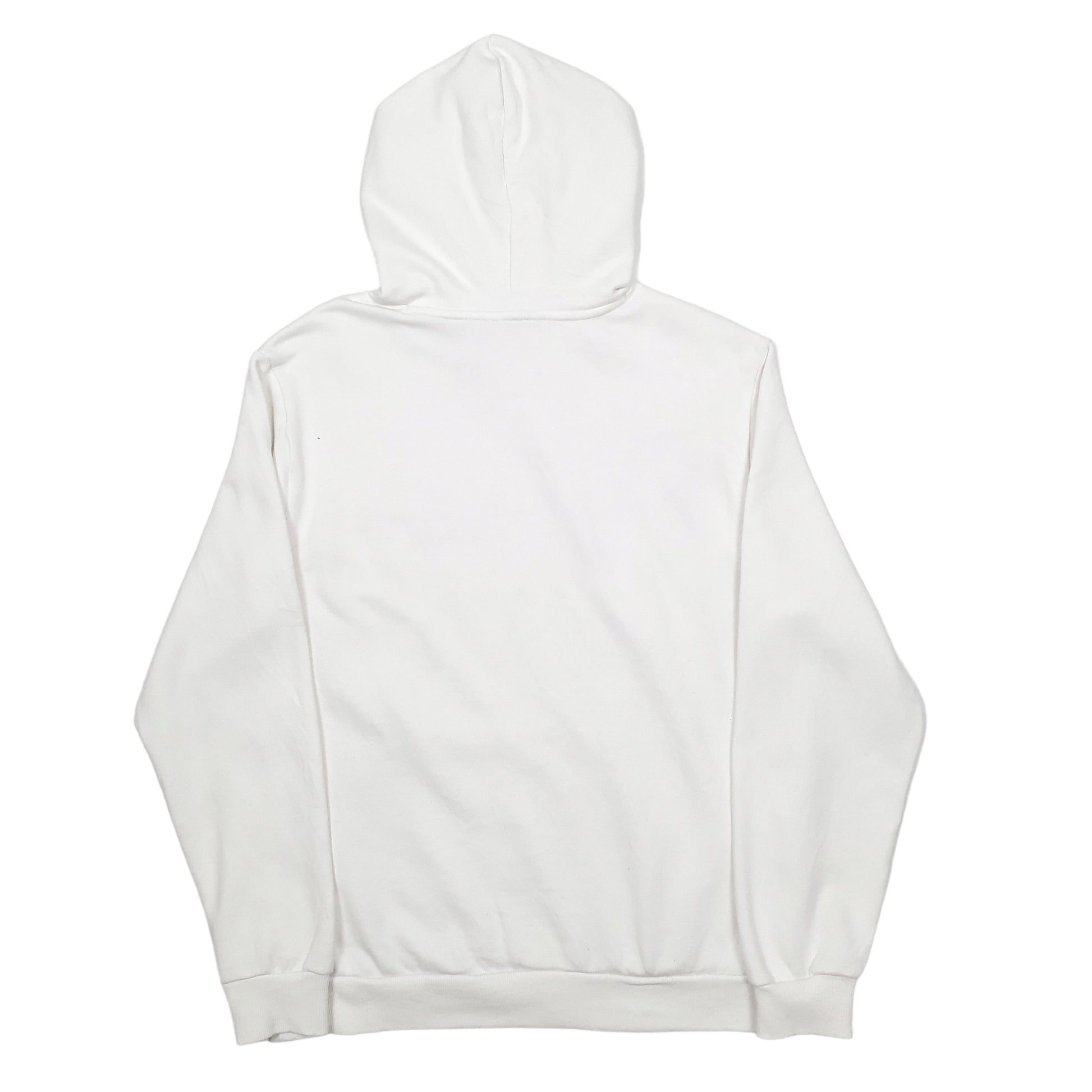 Mens White Puma Spellout Hoodie Jumper