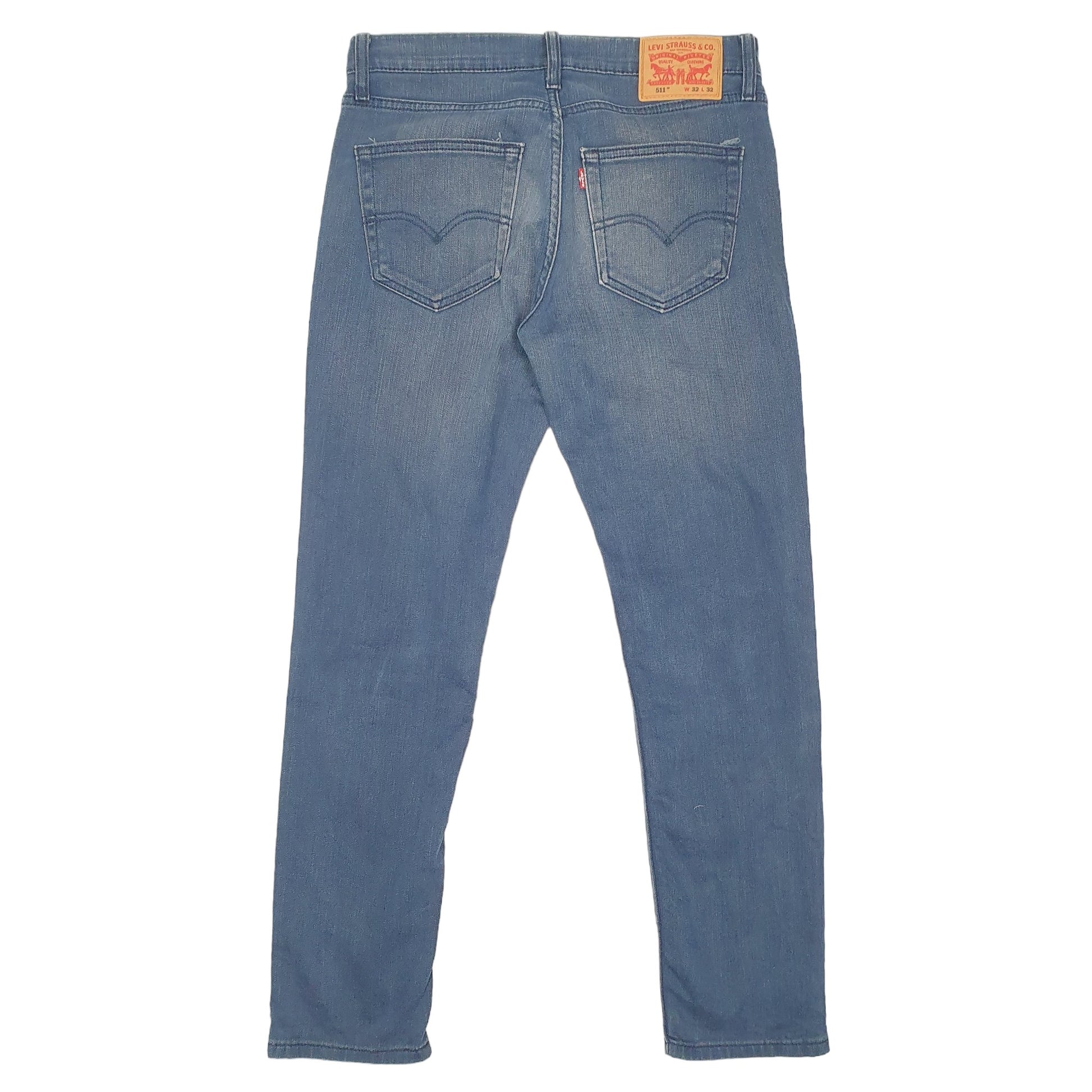 Mens Navy Levis Stretch 511 JeansW32 L32