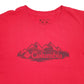 Mens Red Columbia Sportswear  Short Sleeve T Shirt