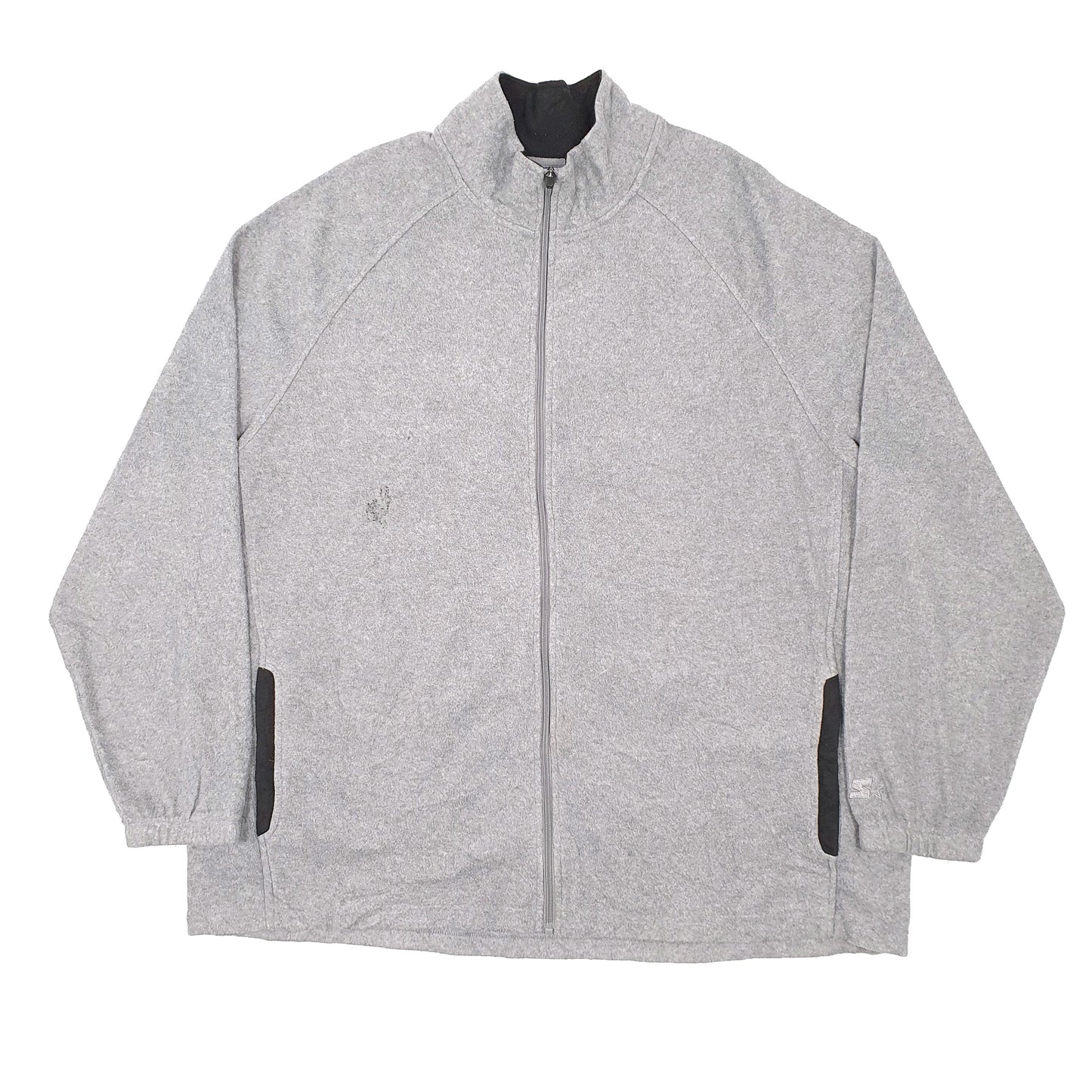 Mens Grey Starter  Full Zip Jumper