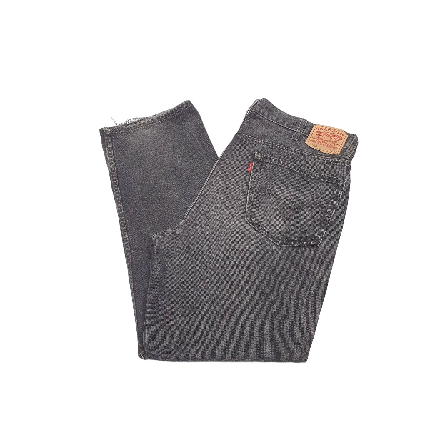 Levis 550 Relaxed Fit Jeans W40 L31 Black
