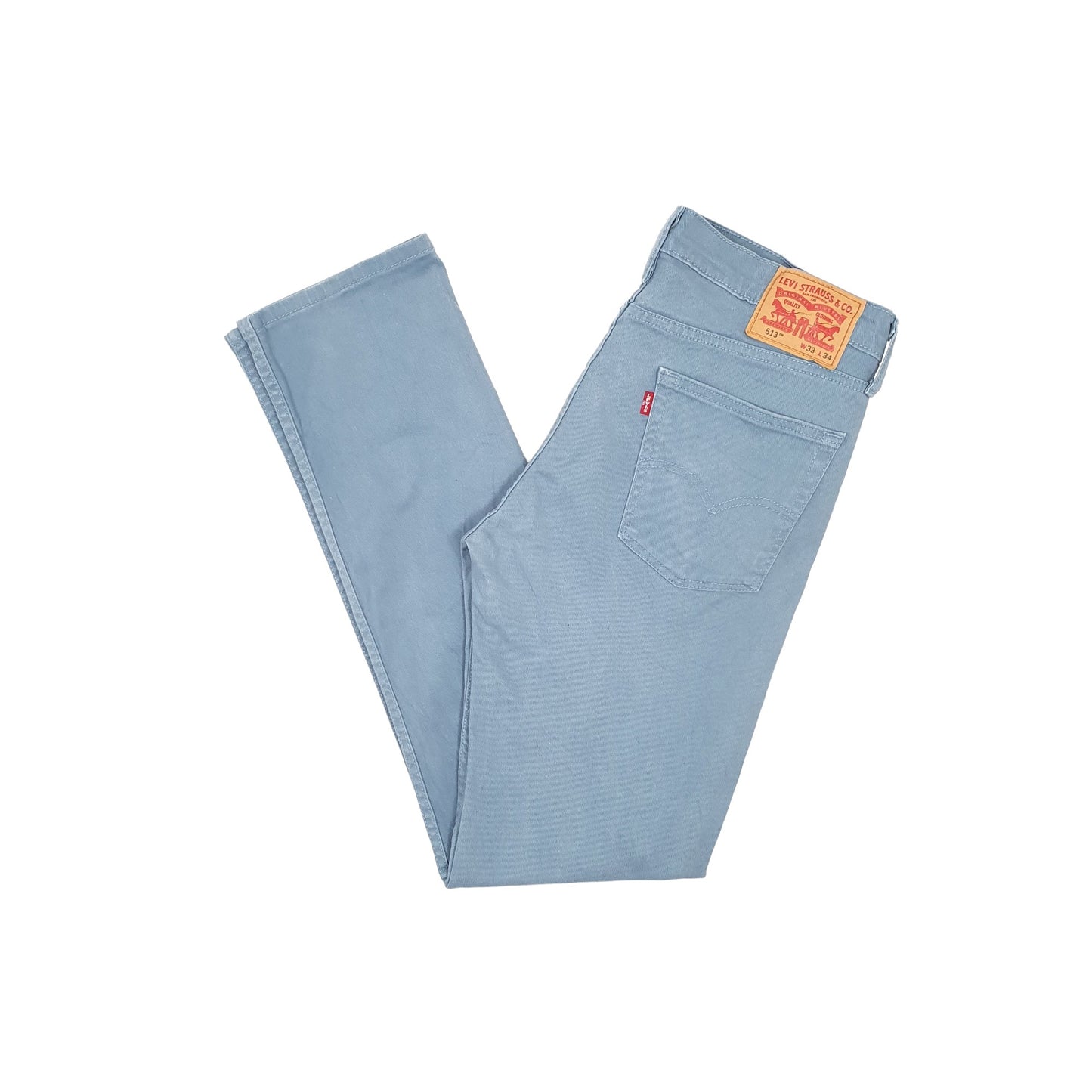 Levis 513 Slim Fit Jeans W33 L33 Blue