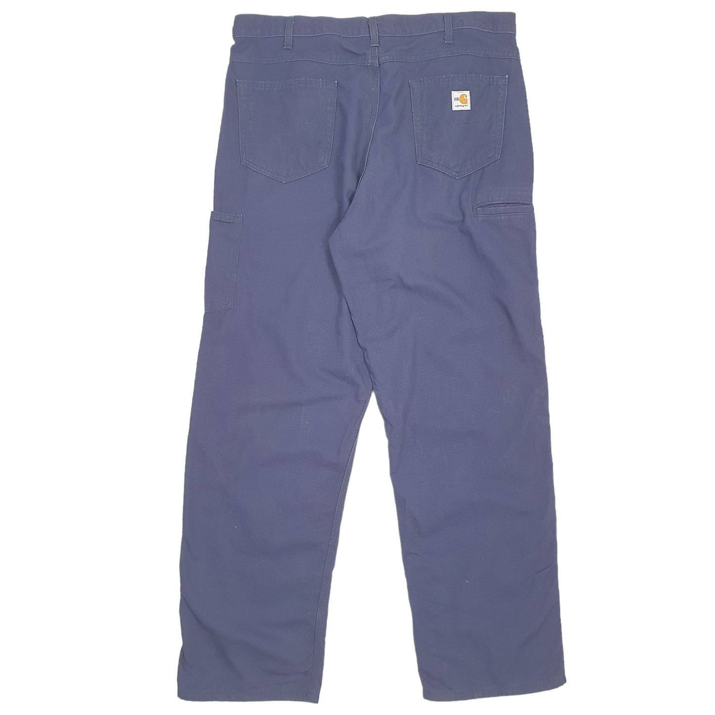 Mens Carhartt Navy Carpenter Trousers W38 L33 Navy