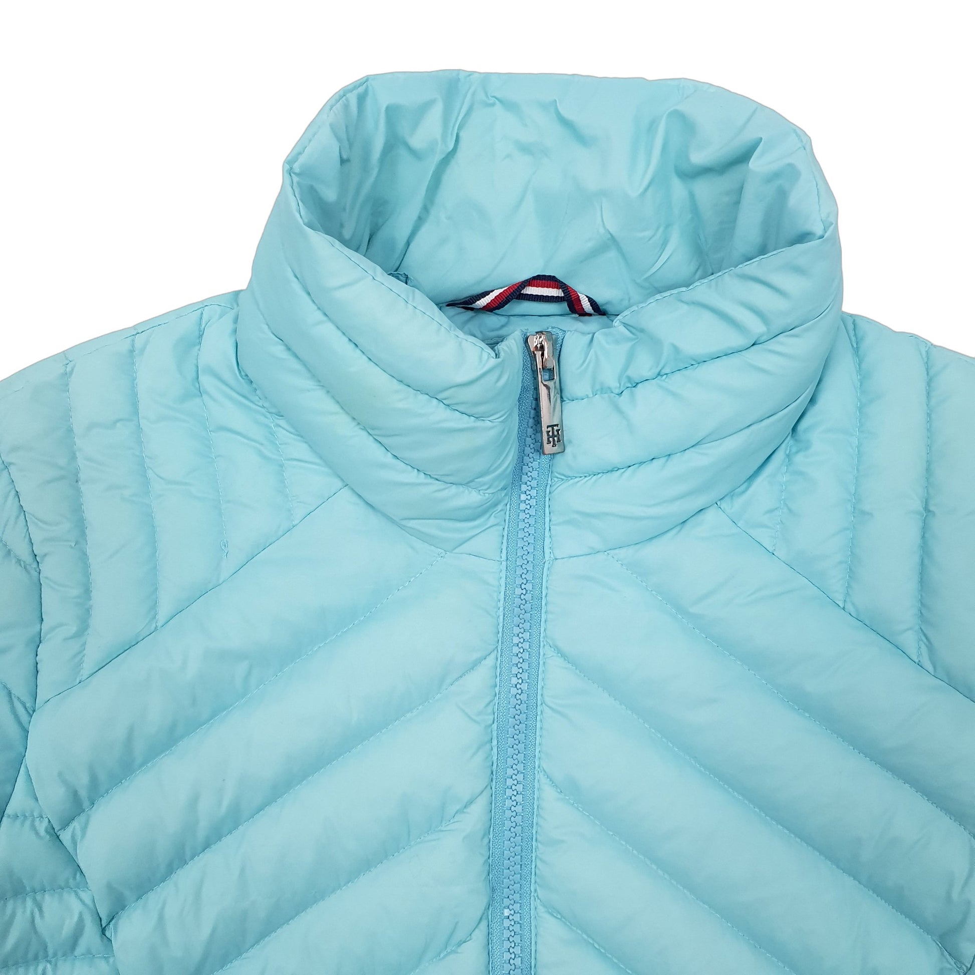 Womens Blue Tommy Hilfiger  Full Zip Coat