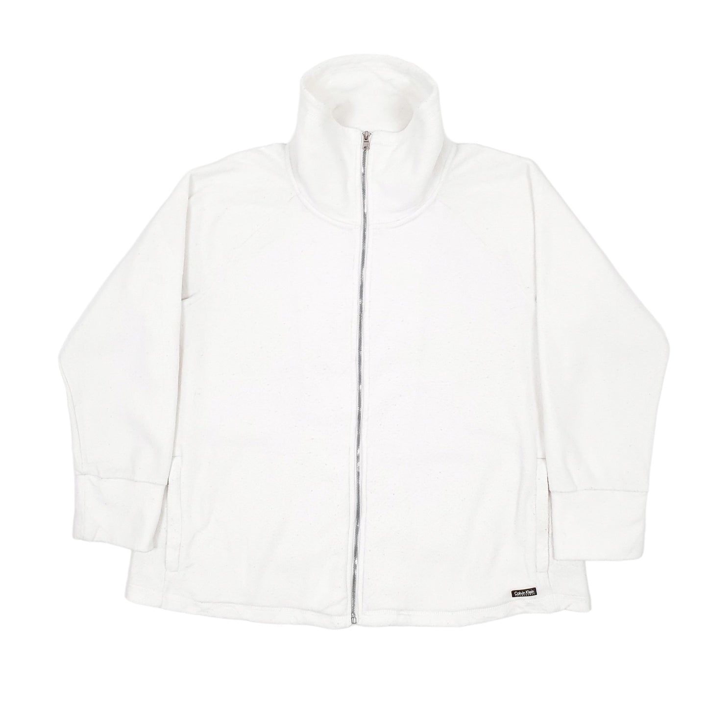 Calvin Klein Full Zip Fleece XXL White