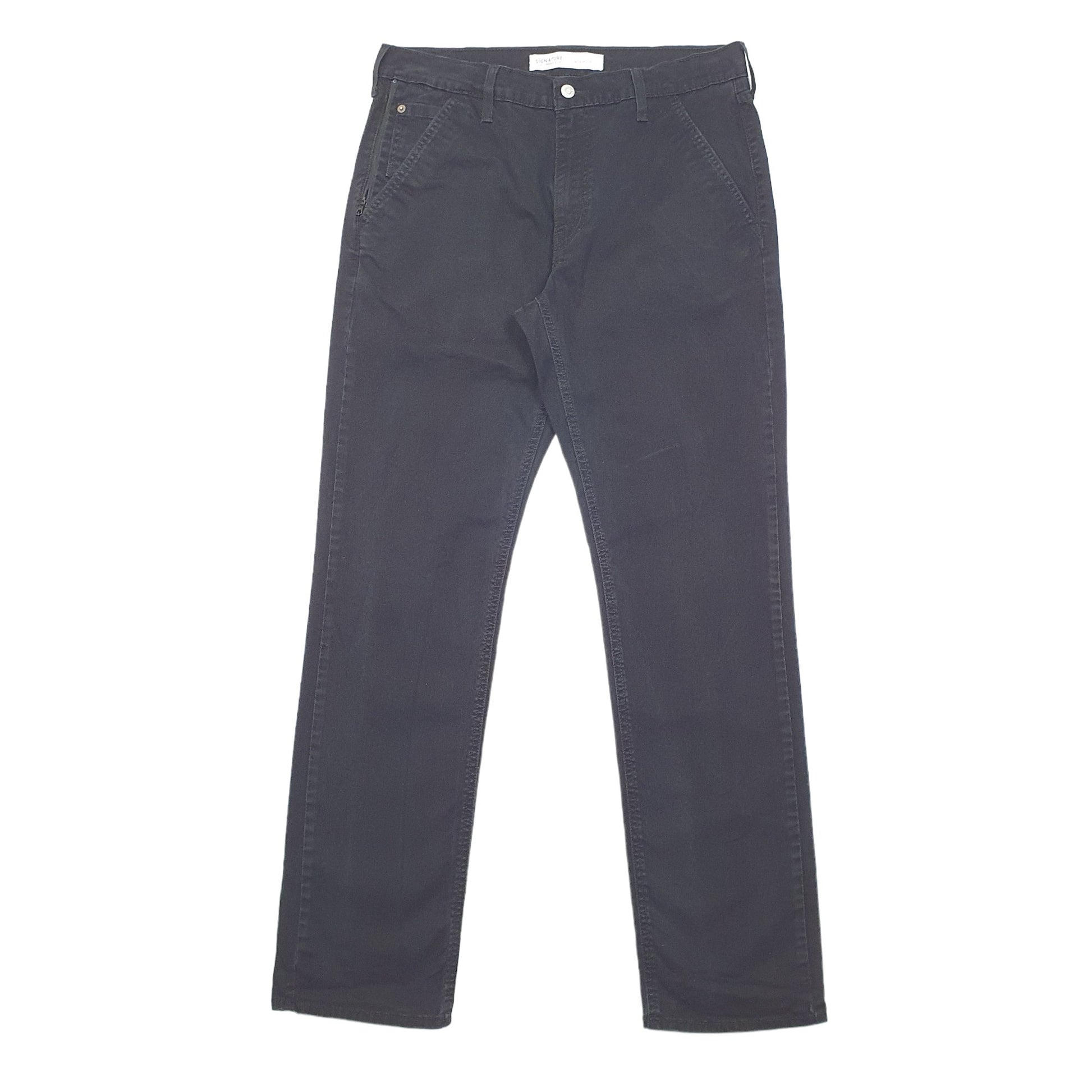 Levis Signature Regular Fit Jeans W34 L32 Black