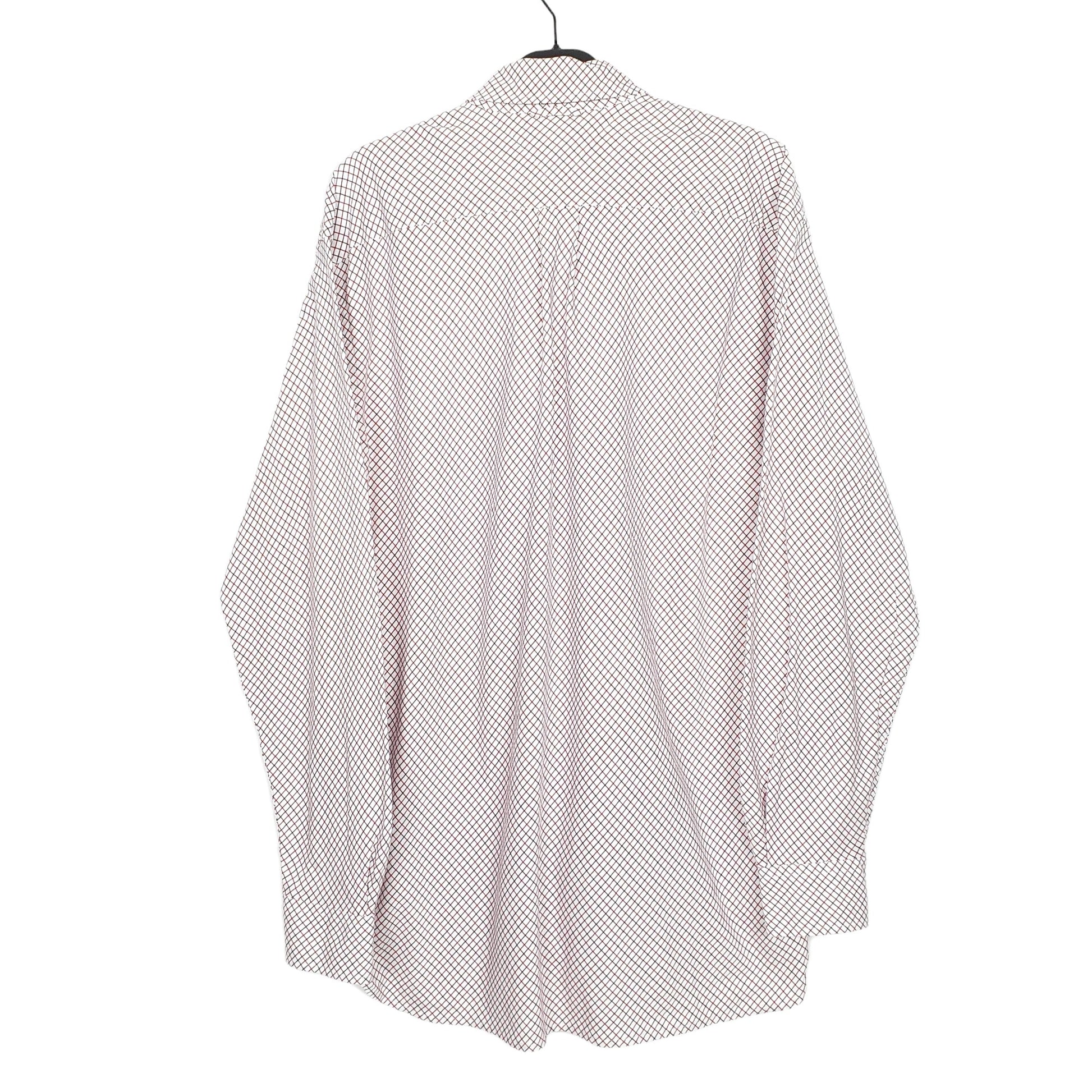 Tommy Hilfiger Long Sleeve Regular Fit Check Shirt Red