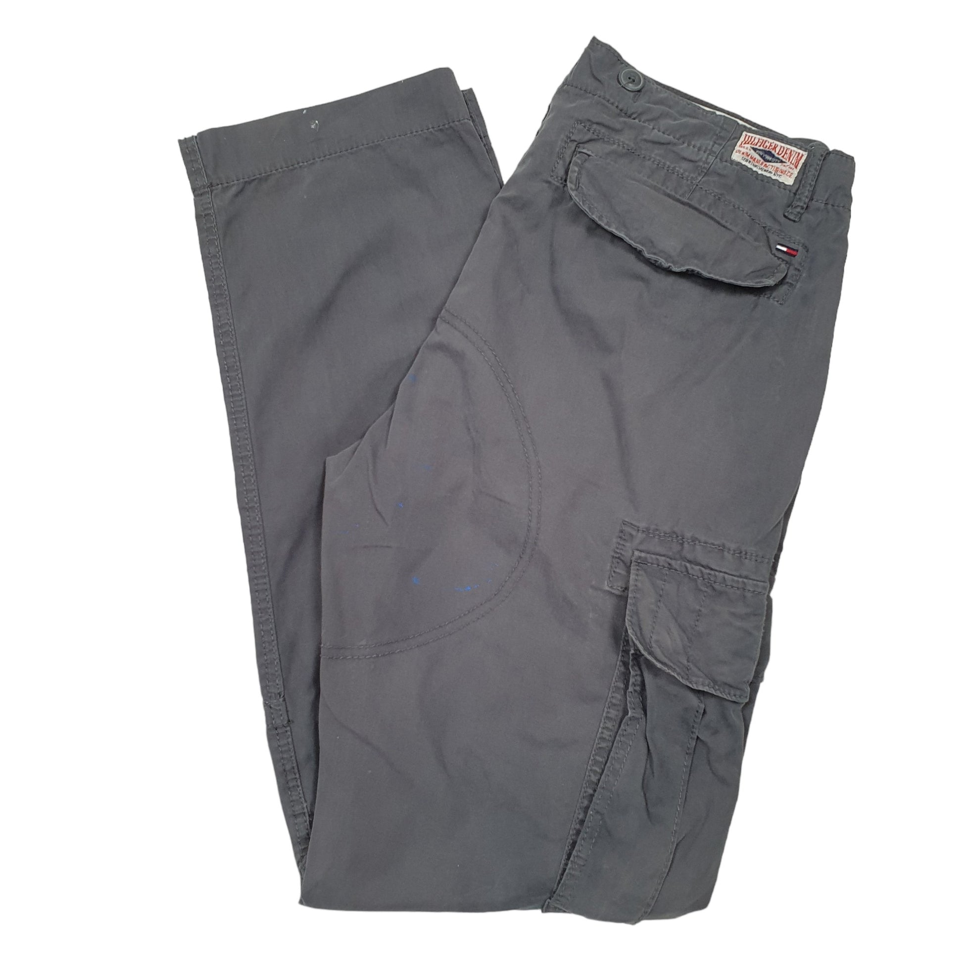 Mens Grey Tommy Hilfiger  Cargo Trousers