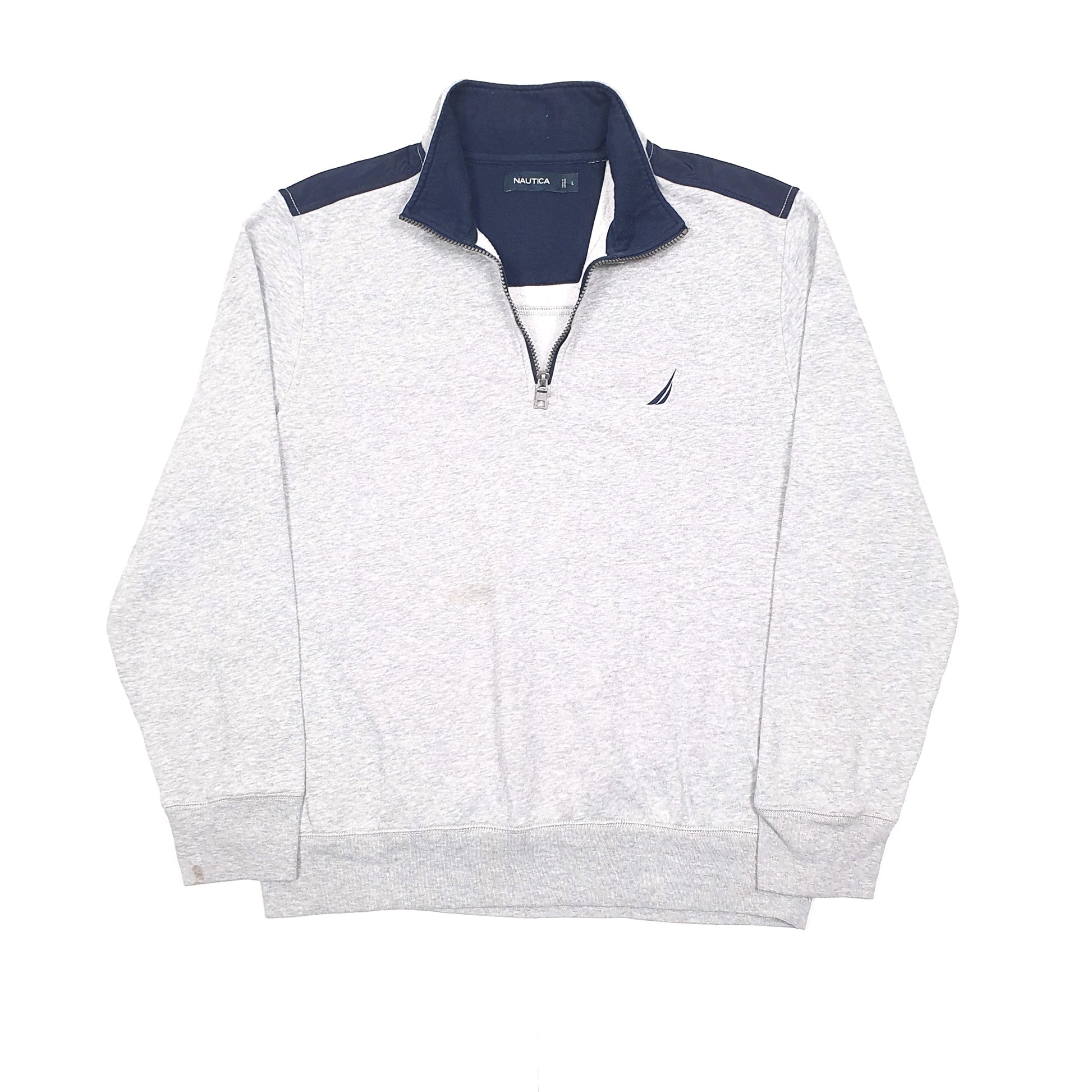 Nautica Quarter Zip L Grey