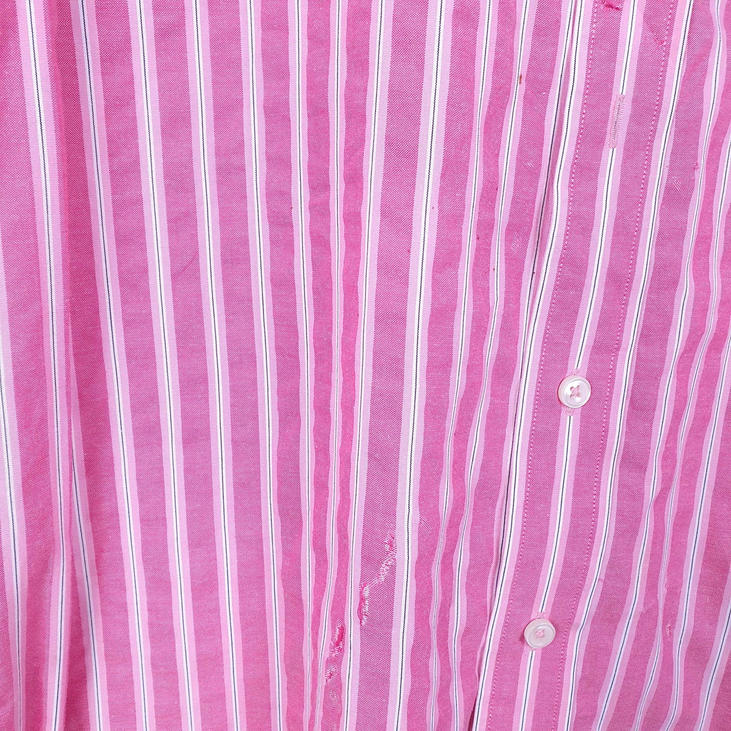 Tommy Hilfiger Long Sleeve Regular Fit Striped Shirt Pink