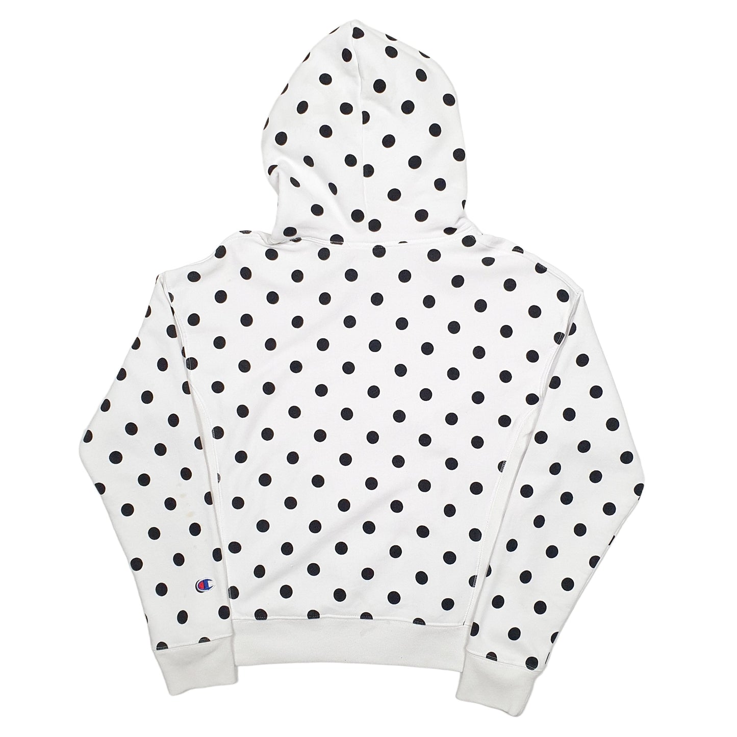 Womens White Champion Reverse Weave Hoodie Jumper