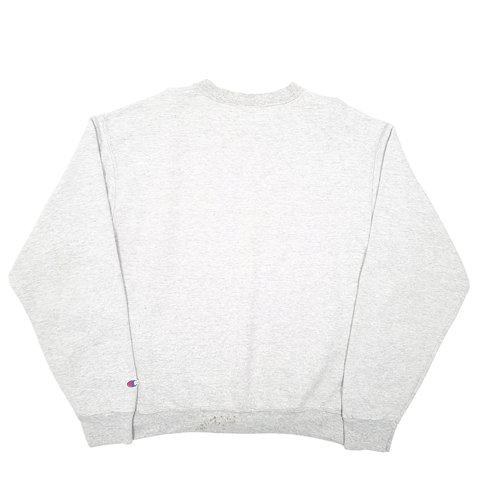 Mens Grey Champion  Crewneck Jumper