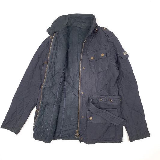 Womens Black Barbour International Tourer Polarquilt  Coat