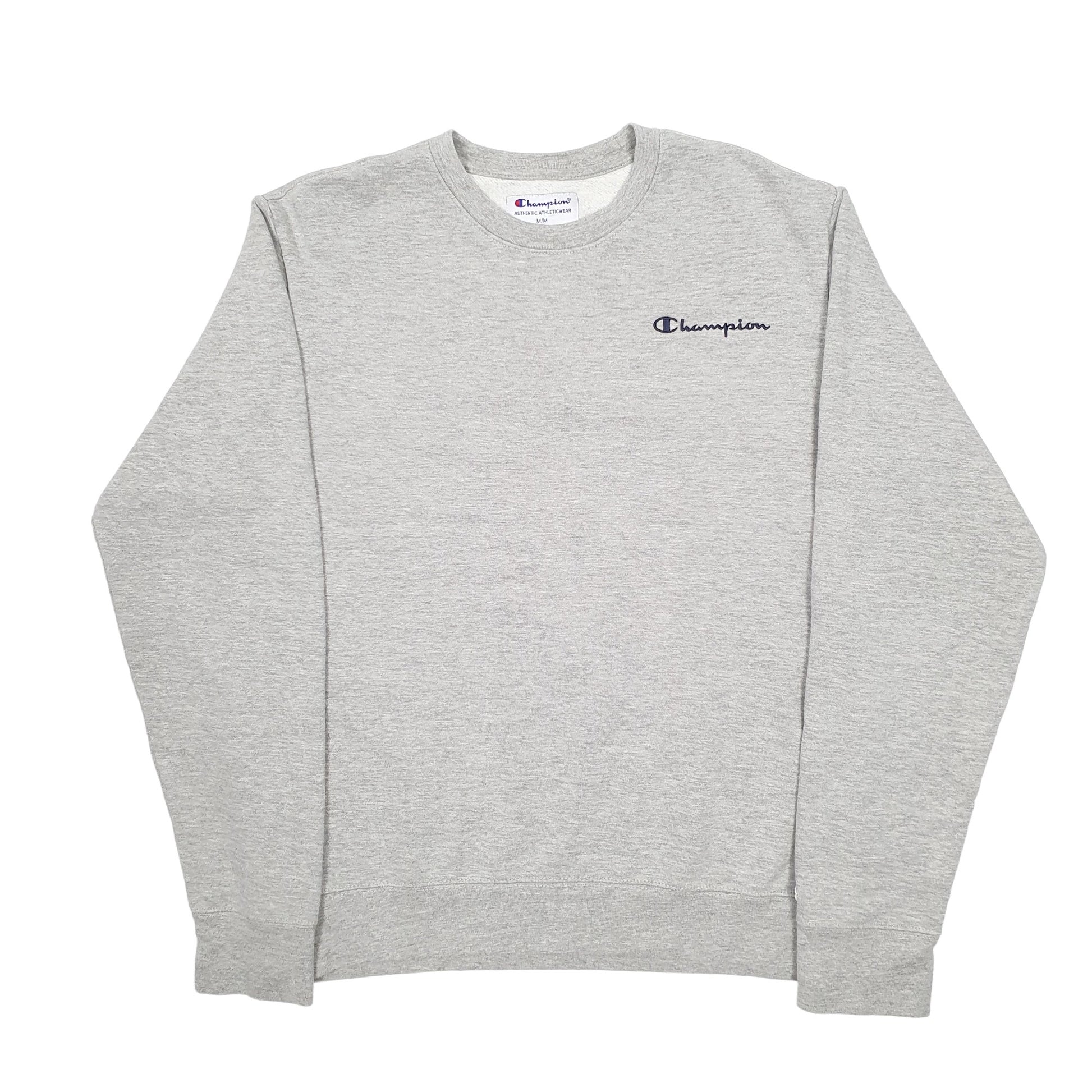 Mens Grey Champion  Crewneck Jumper