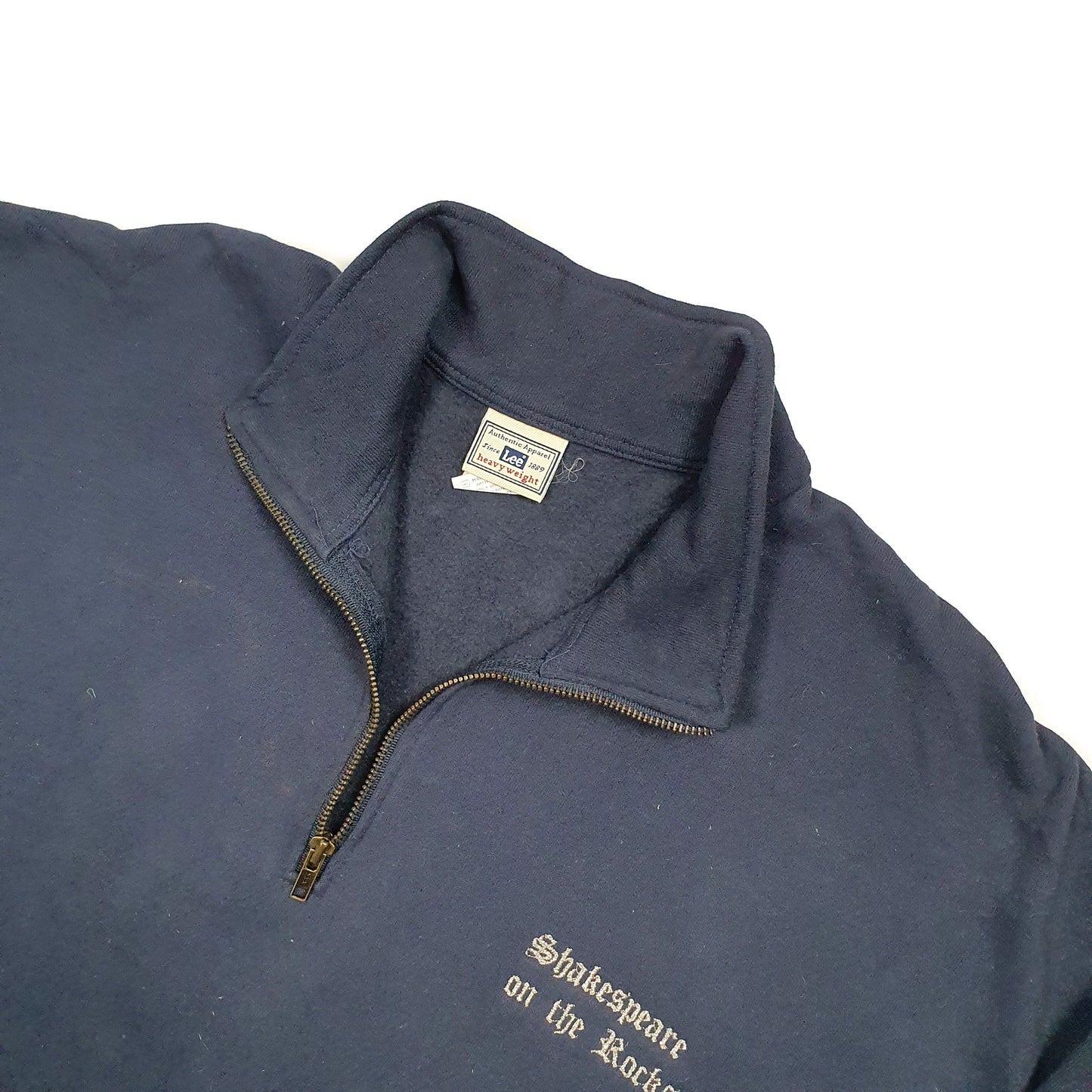 Lee Shakespeare On The Rocks Quarter Zip XXL Navy