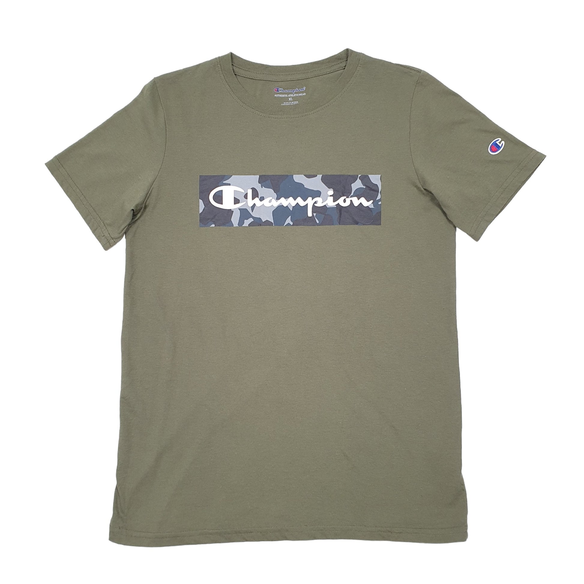 Champion Short Sleeve T Shirt Khaki