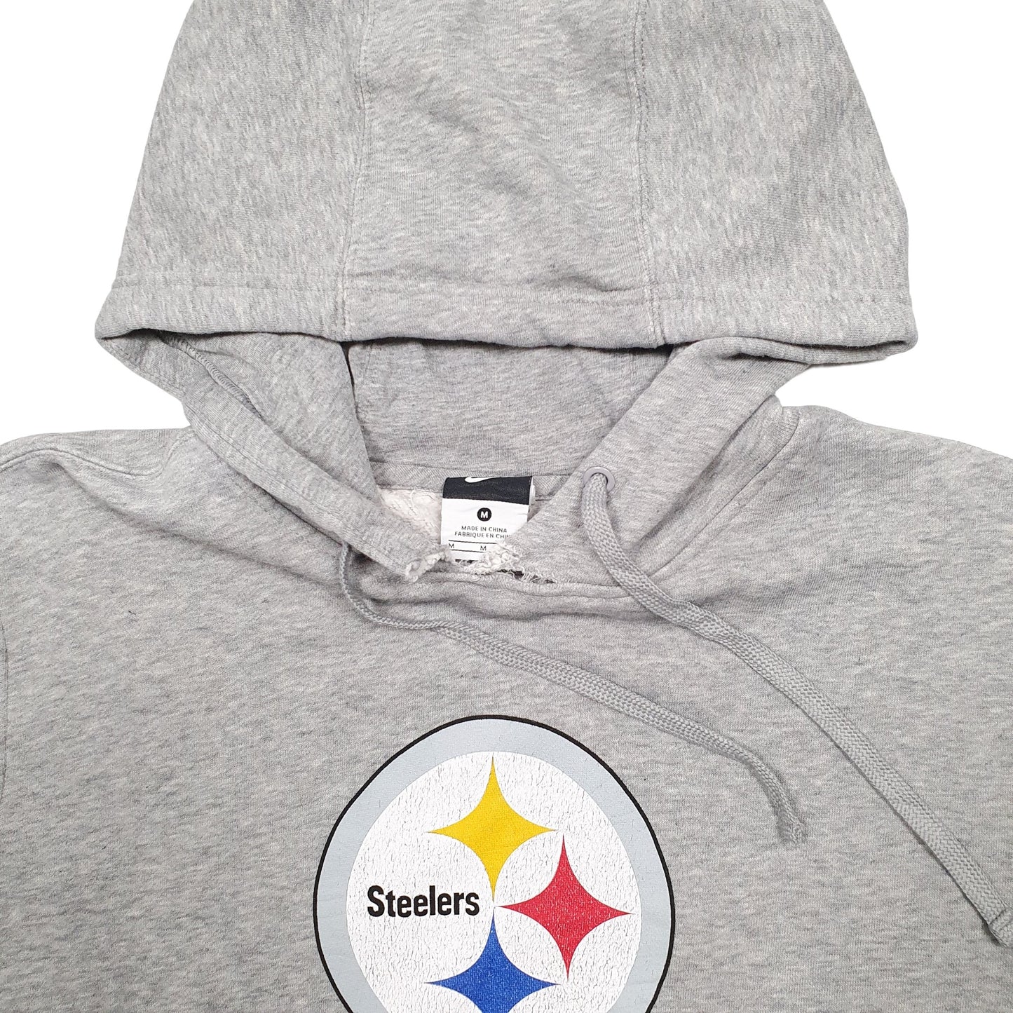Mens Grey NFL Pittsburgh Steelers NFL Football Hoodie Jumper