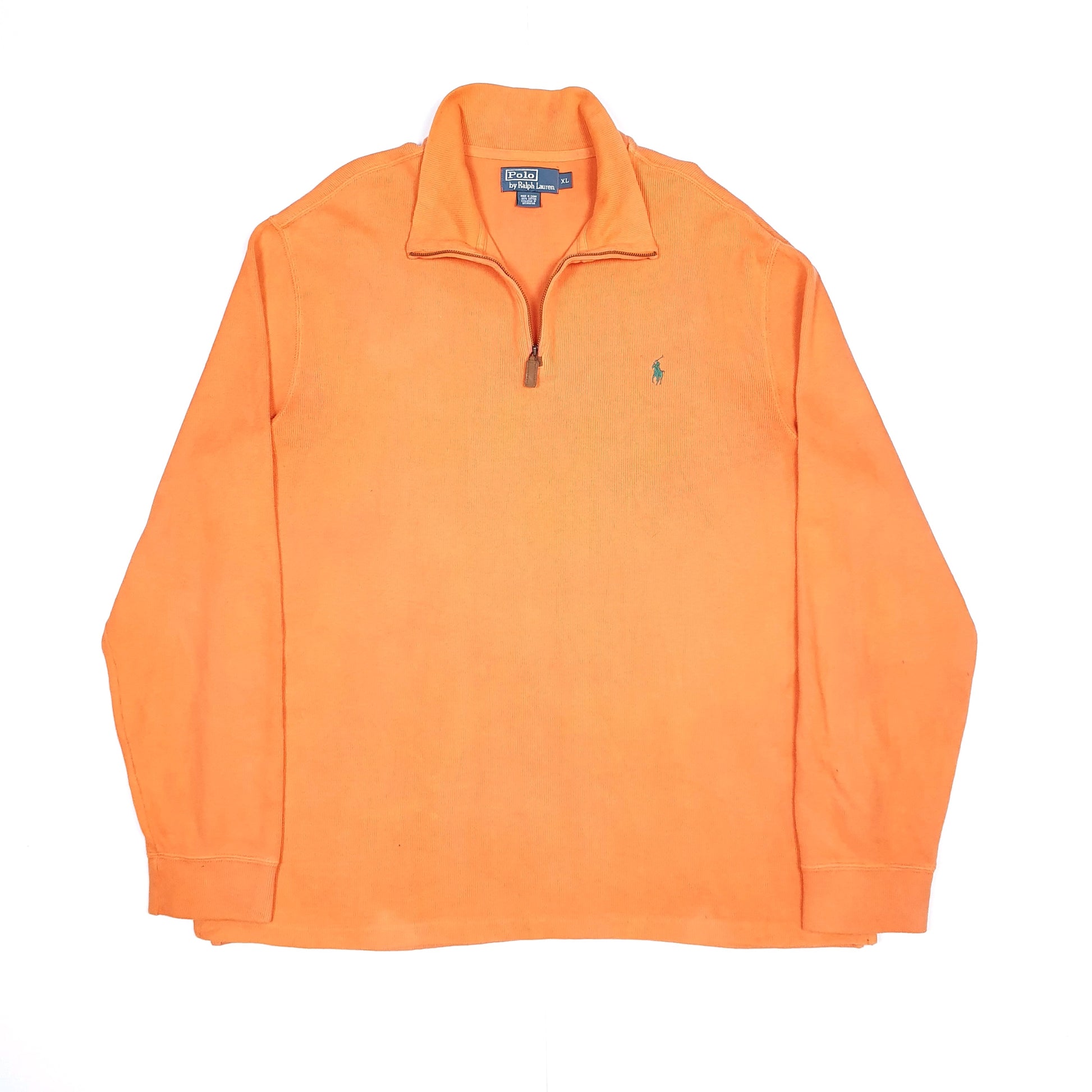 Orange Polo Ralph Lauren Quarter Zip Jumper