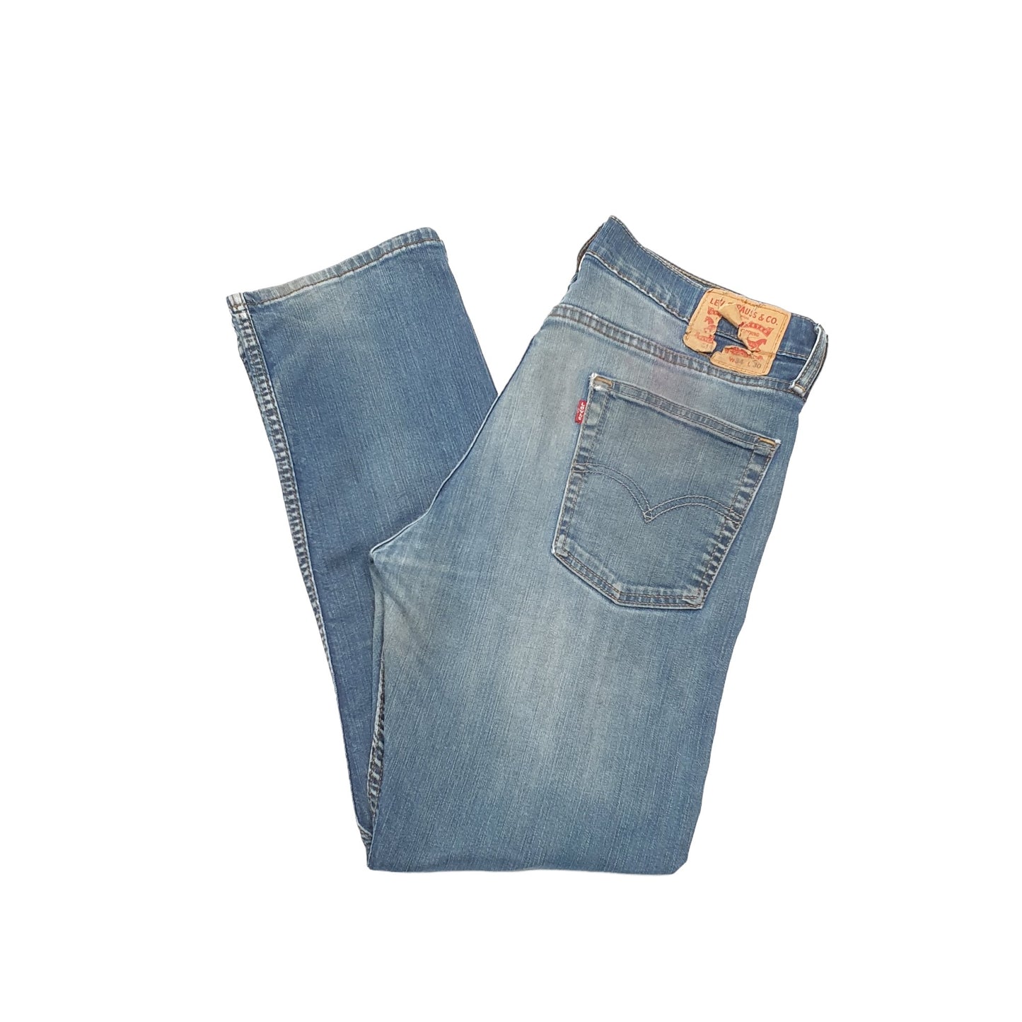 Levis 513 Slim Fit Stretch Jeans W34 L30 Blue