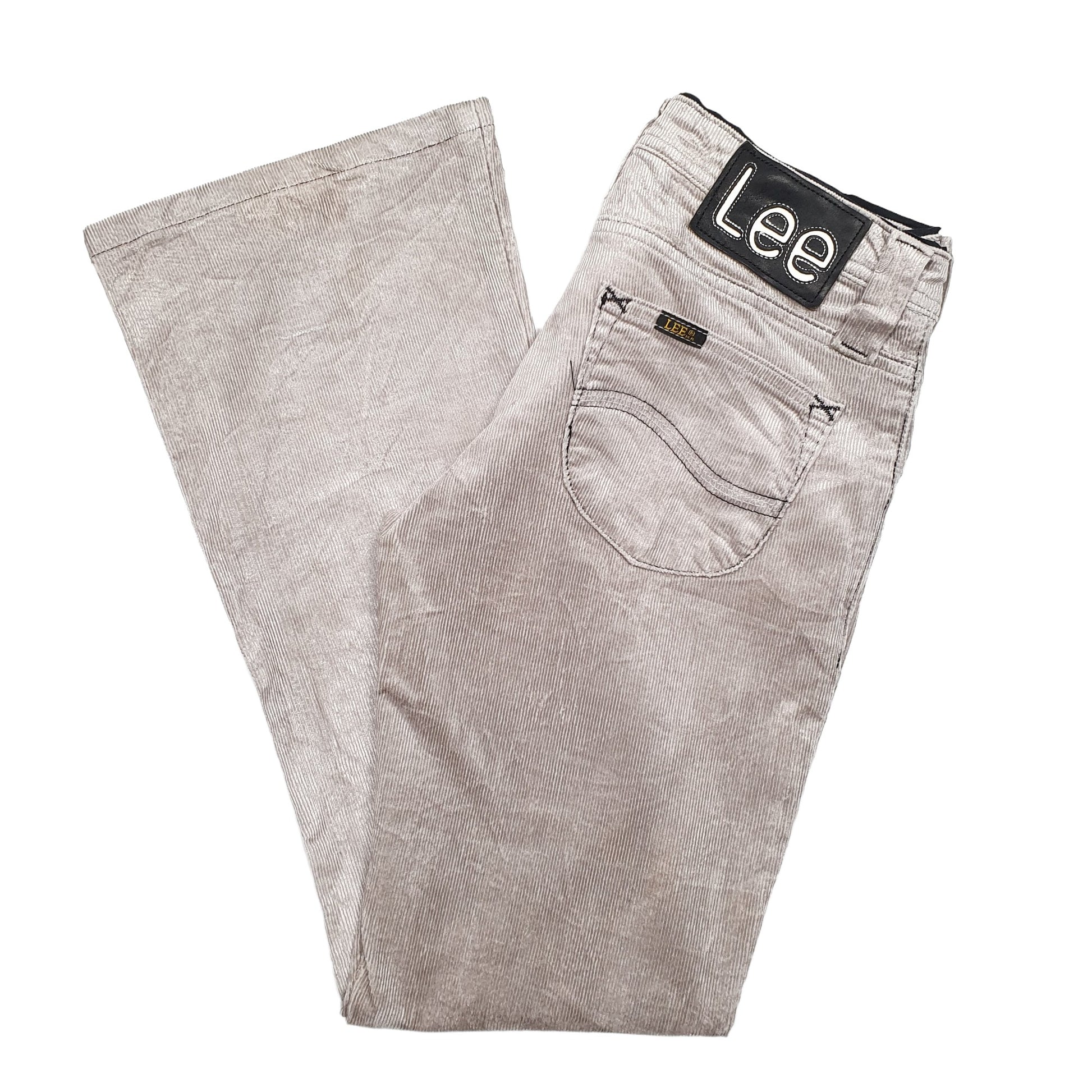 Womens Silver Lee  Corduroy Trousers