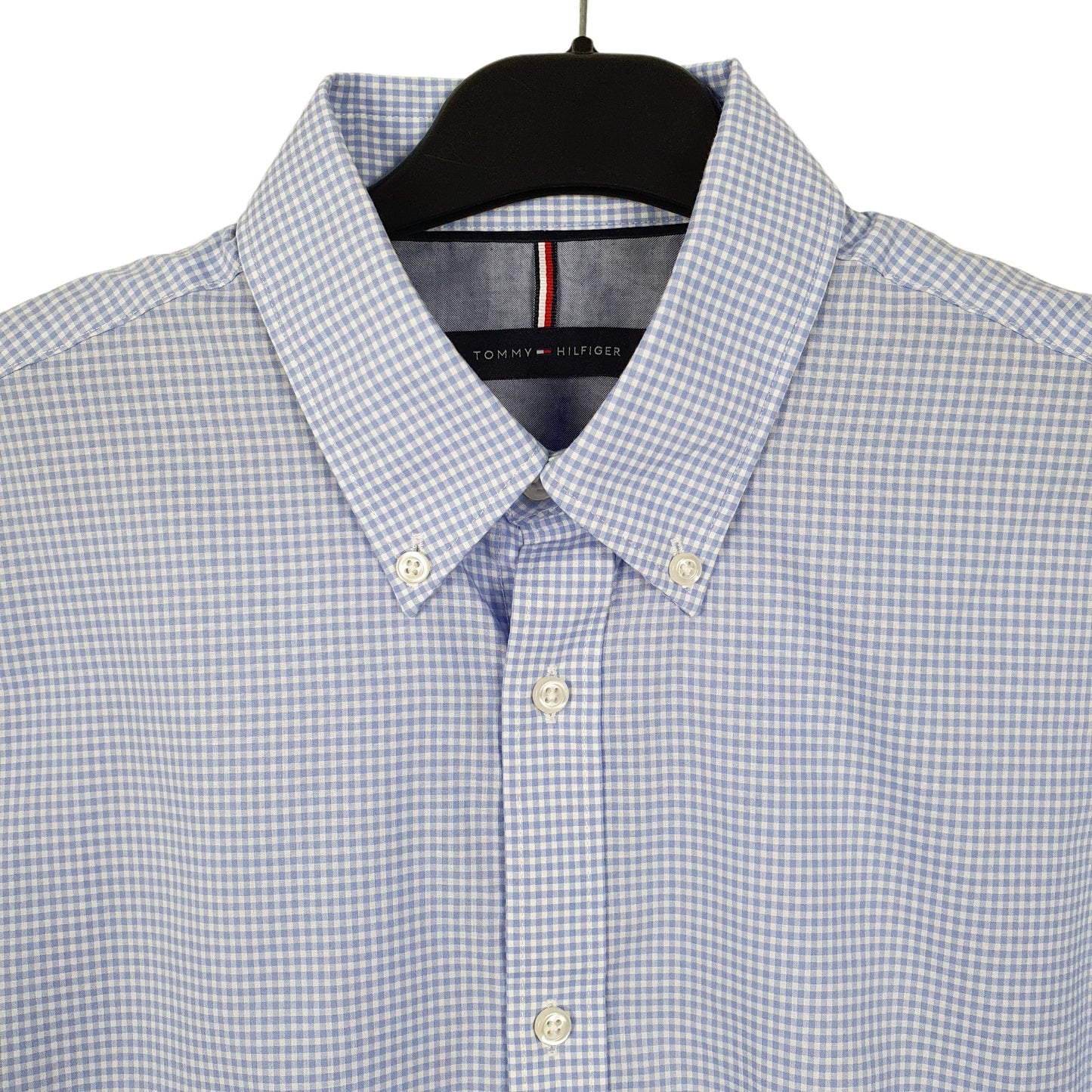 Tommy Hilfiger Long Sleeve Regular Fit Check Shirt Blue