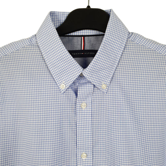 Tommy Hilfiger Long Sleeve Regular Fit Check Shirt Blue