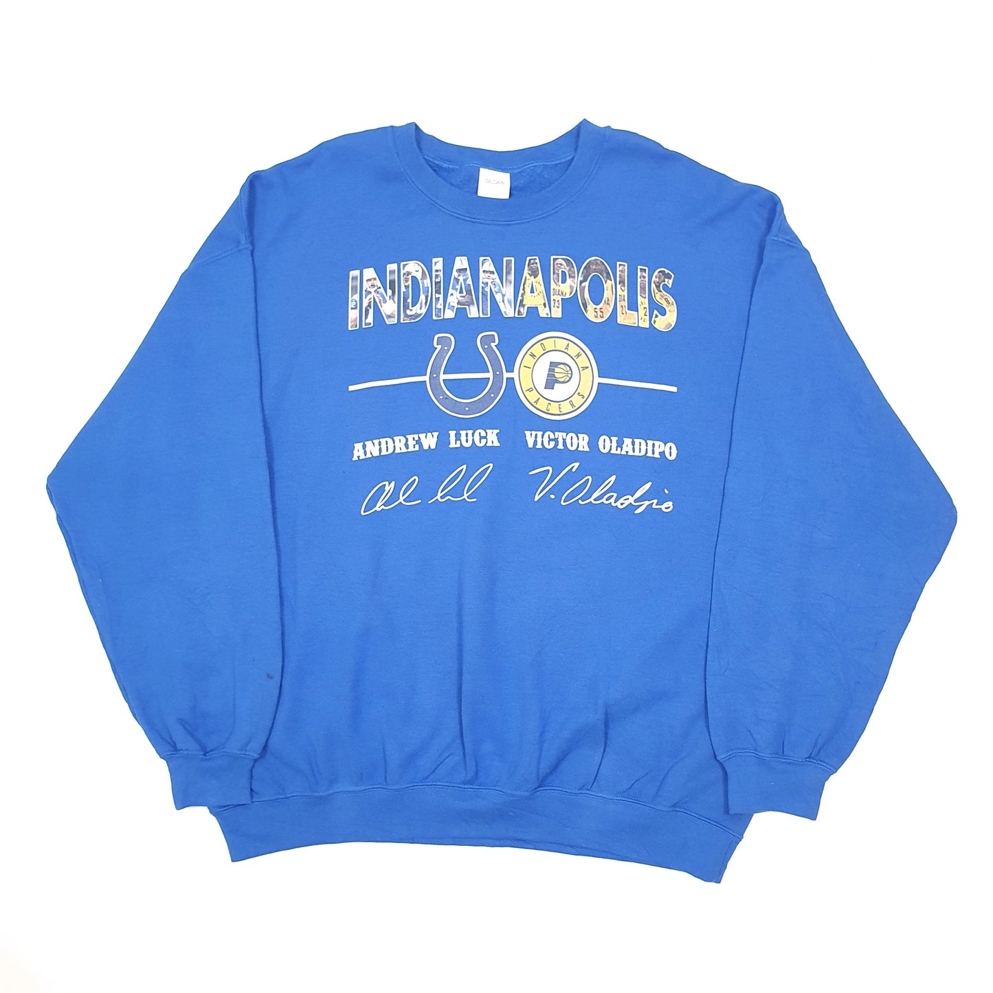 Gildan Indianapolis Pacers Crewneck XXL Blue