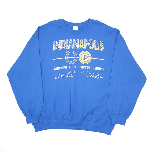 Gildan Indianapolis Pacers Crewneck XXL Blue