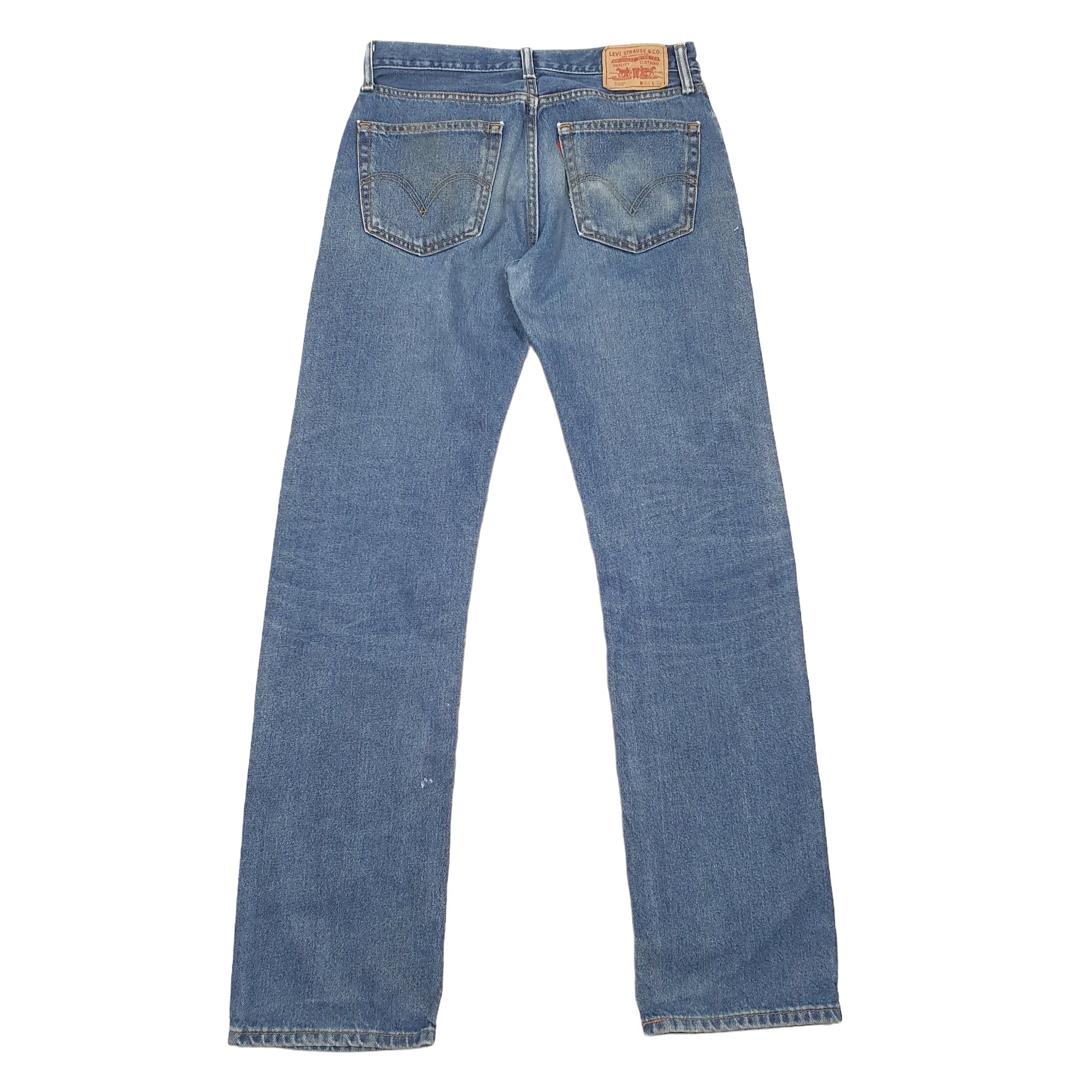 Levis 505 Regular Fit Jeans W32 L34 Blue