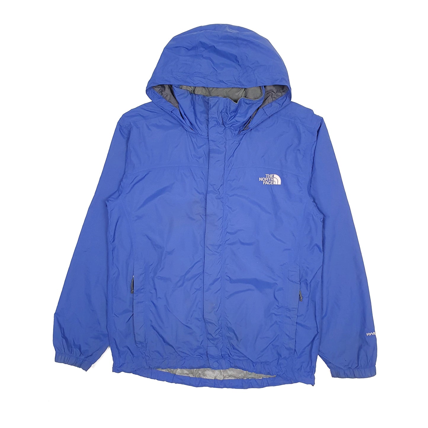 Mens Blue The North Face Hyvent Hooded  Coat