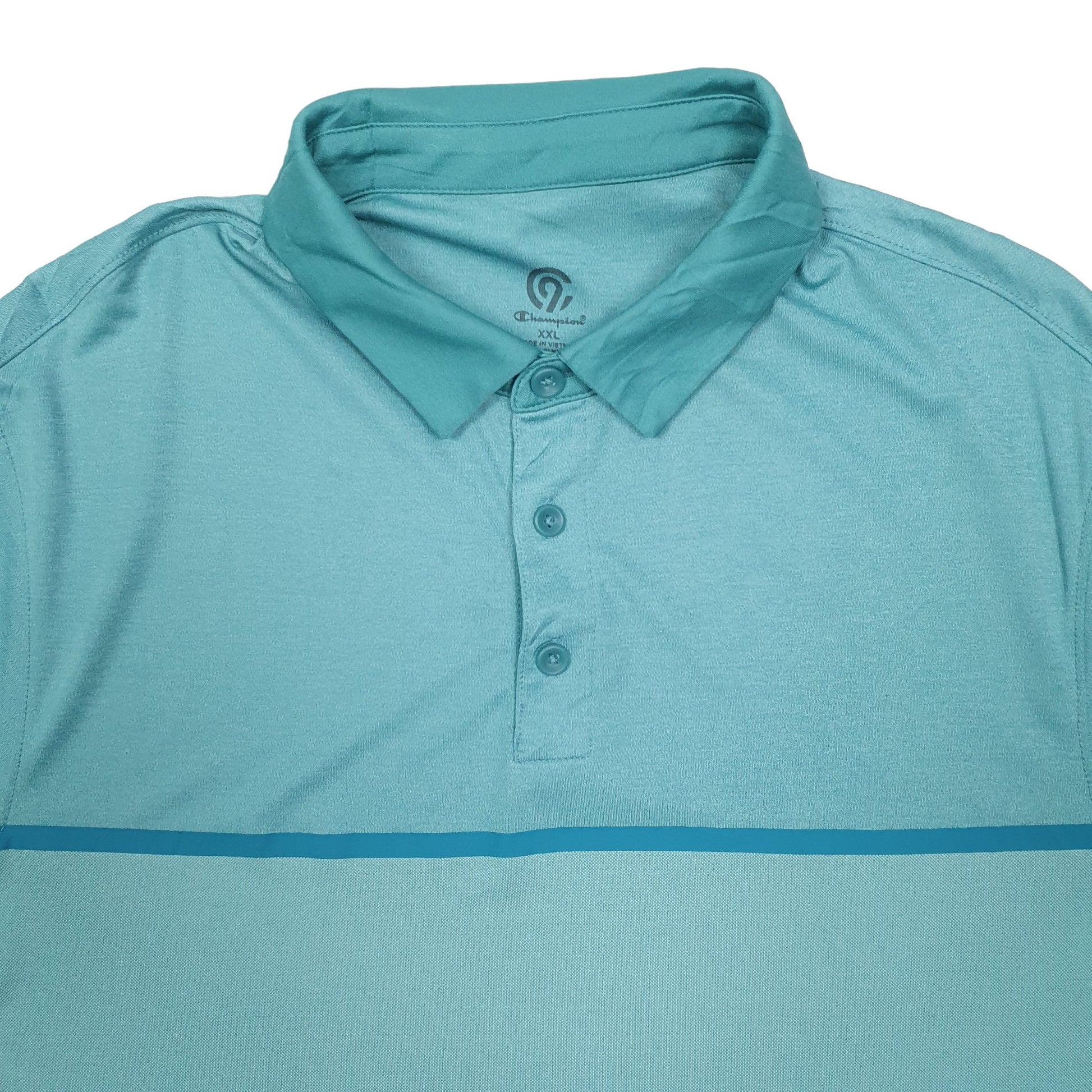 Champion Short Sleeve Polyester Polo Shirt Green