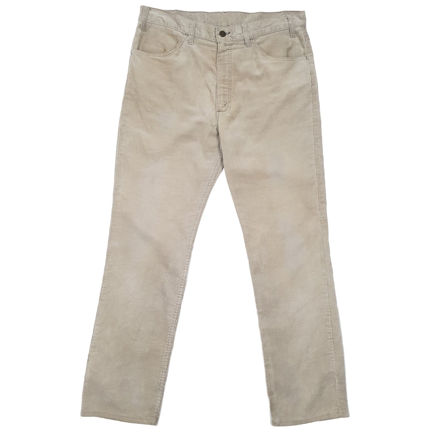 Mens Beige Levis  Corduroy Trousers