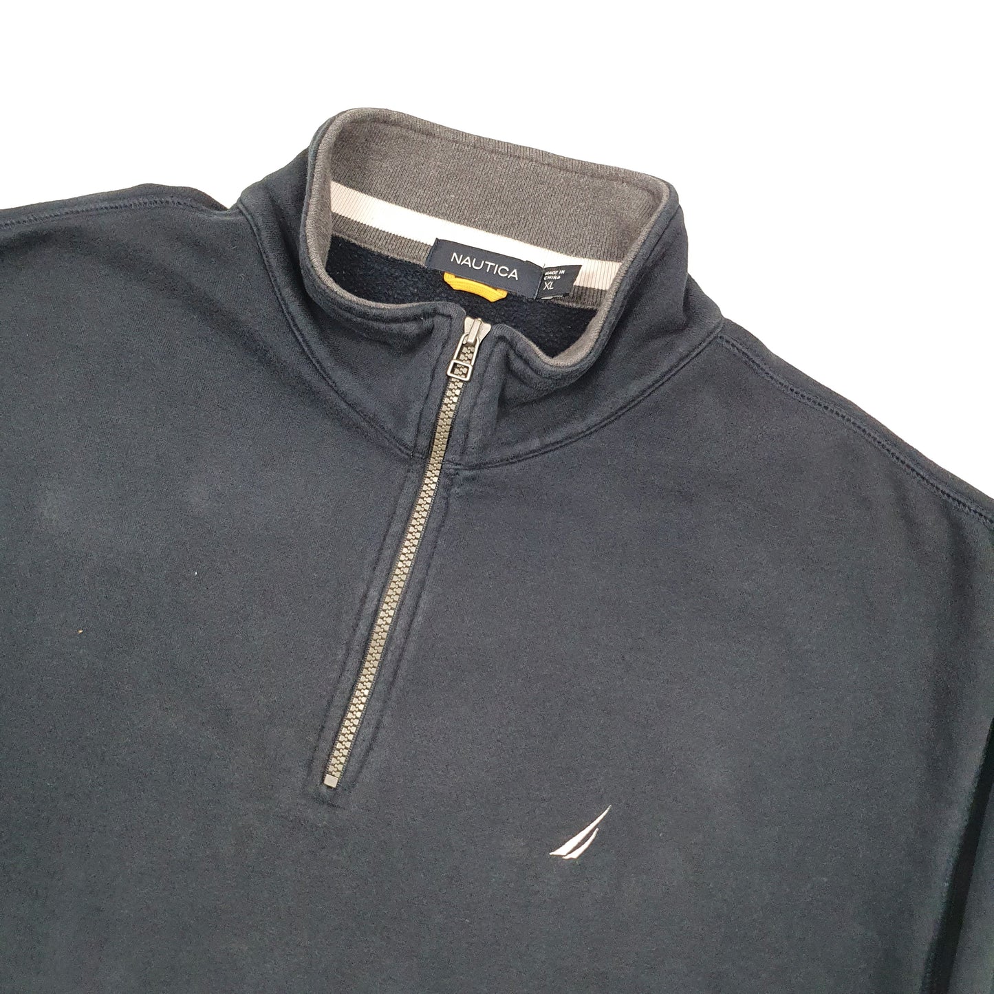 Nautica Quarter Zip XL Navy