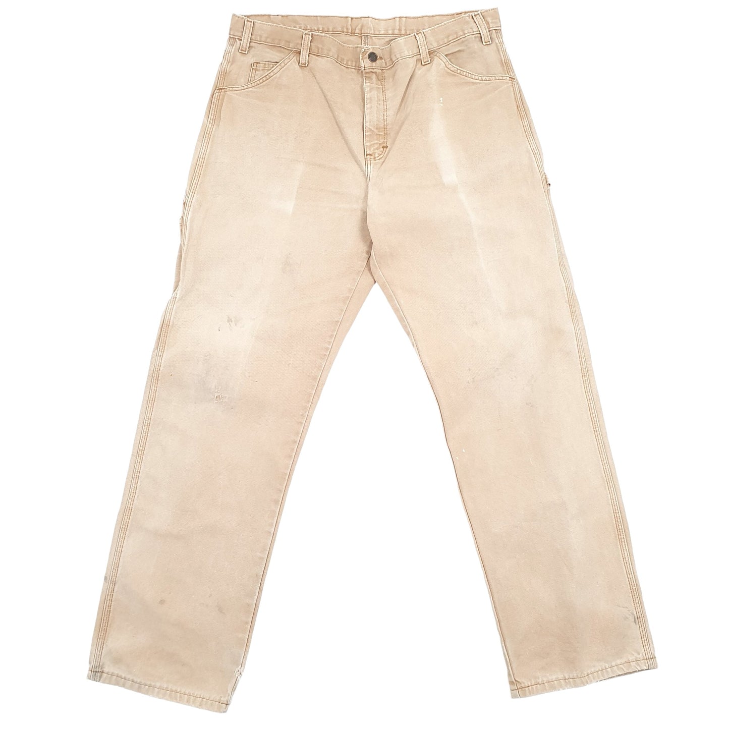 Mens Dickies Brown Carpenter Trousers W38 L33 Brown