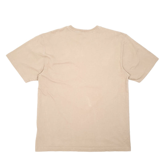 Mens Tan Carhartt Pocket Work Wear Short Sleeve T Shirt